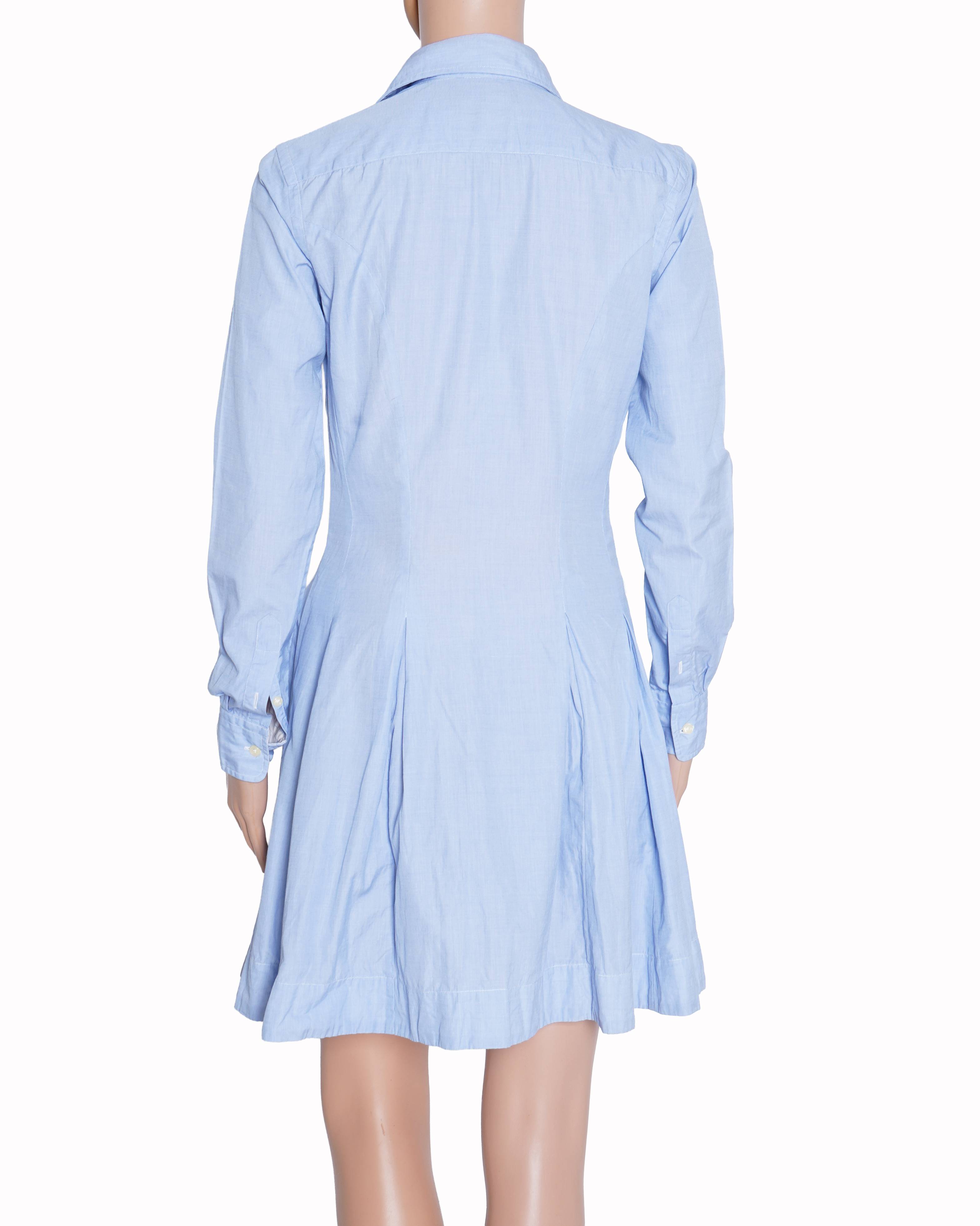 Ralph Lauren Light blue shirt dress