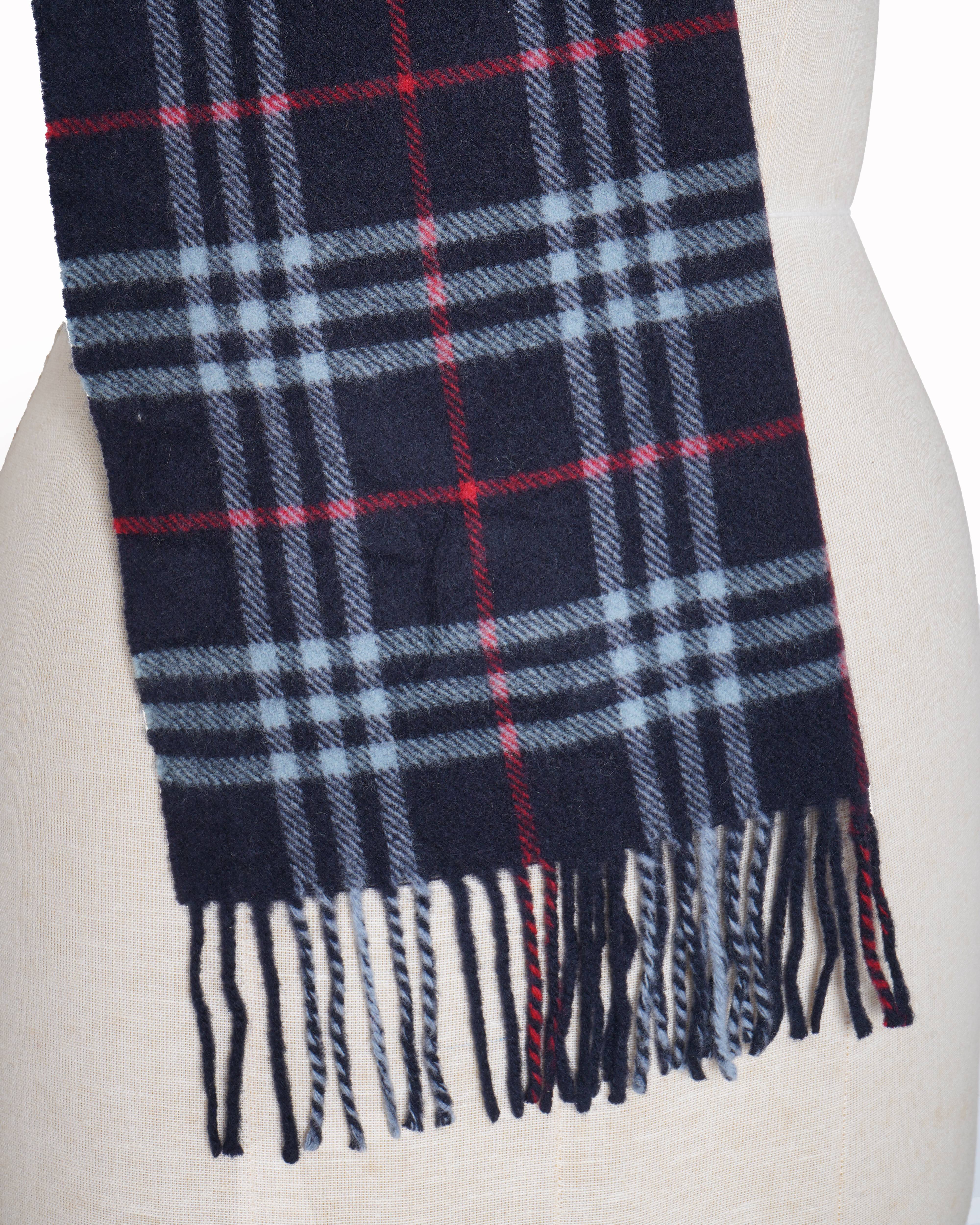 Burberry wool Scarf in blue