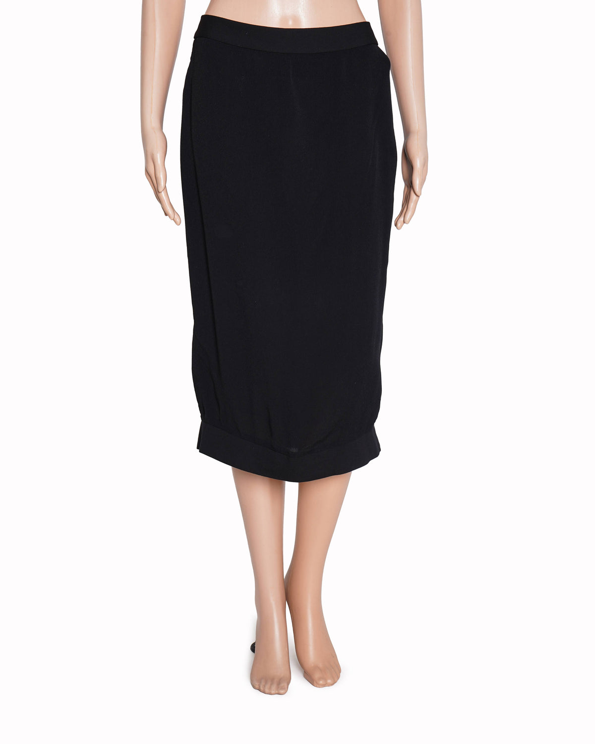 DKNY Black Midi Pencil Skirt