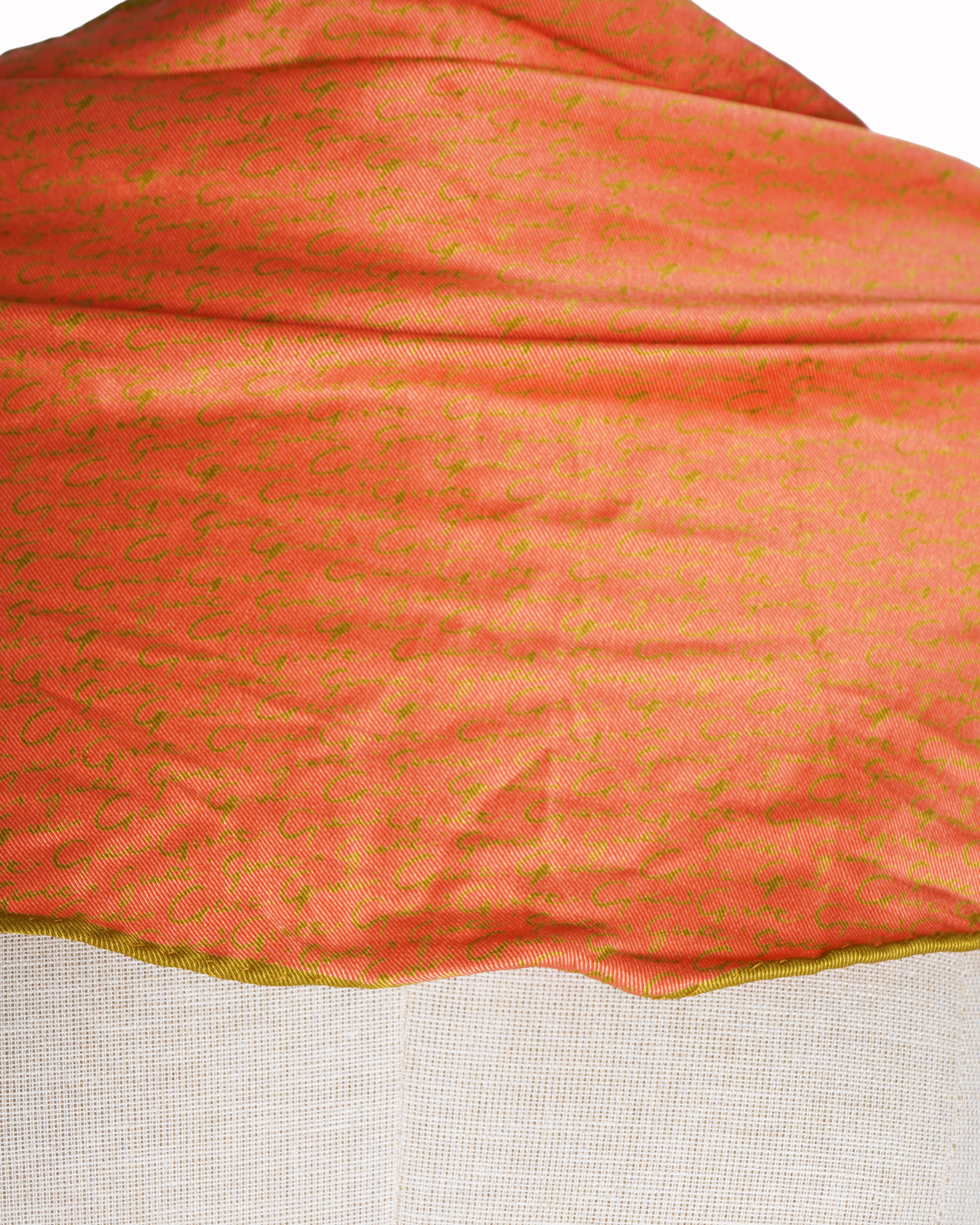 Gucci orange scarf