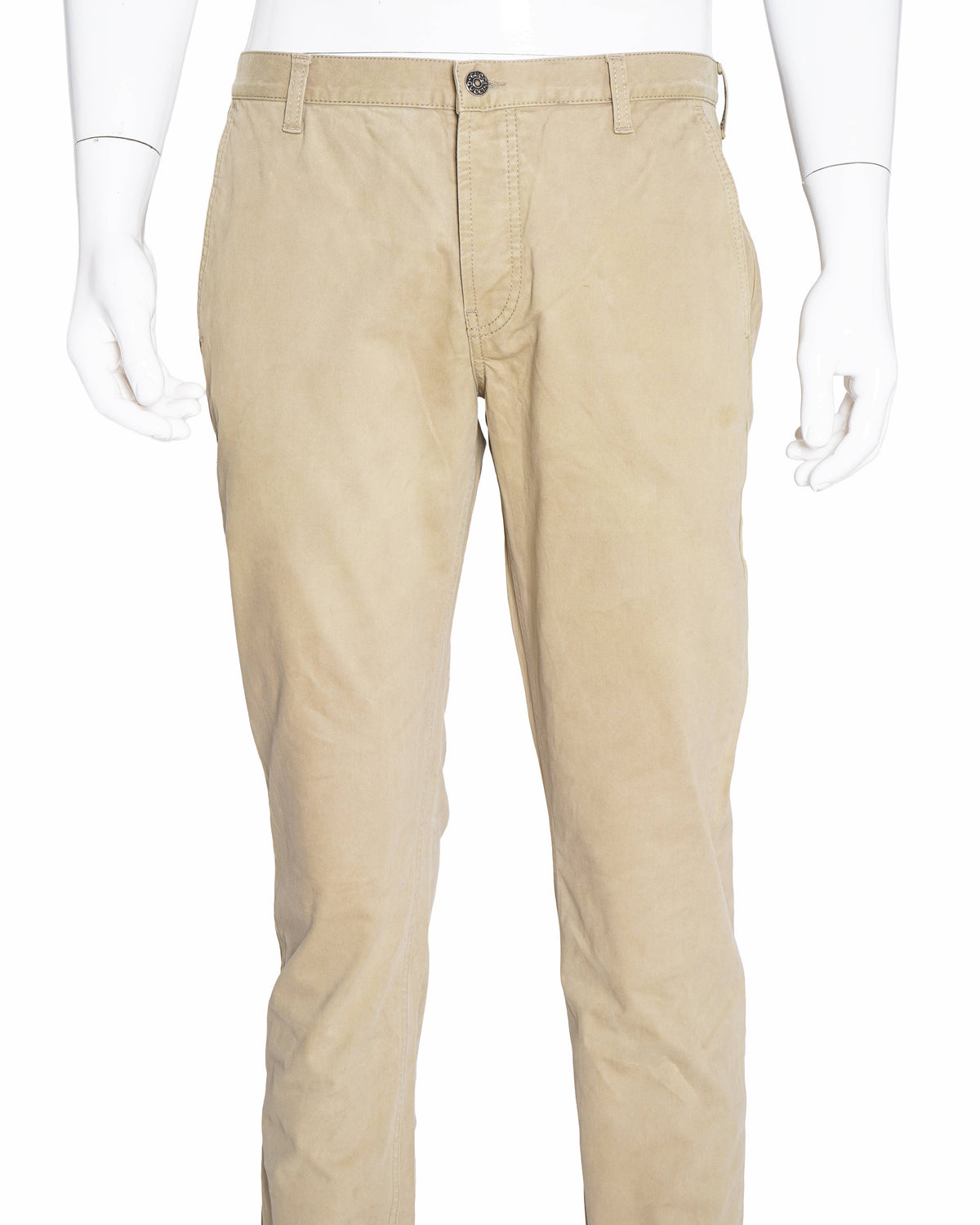 Gucci Men's Khaki Slim-Fit Cotton Chinos