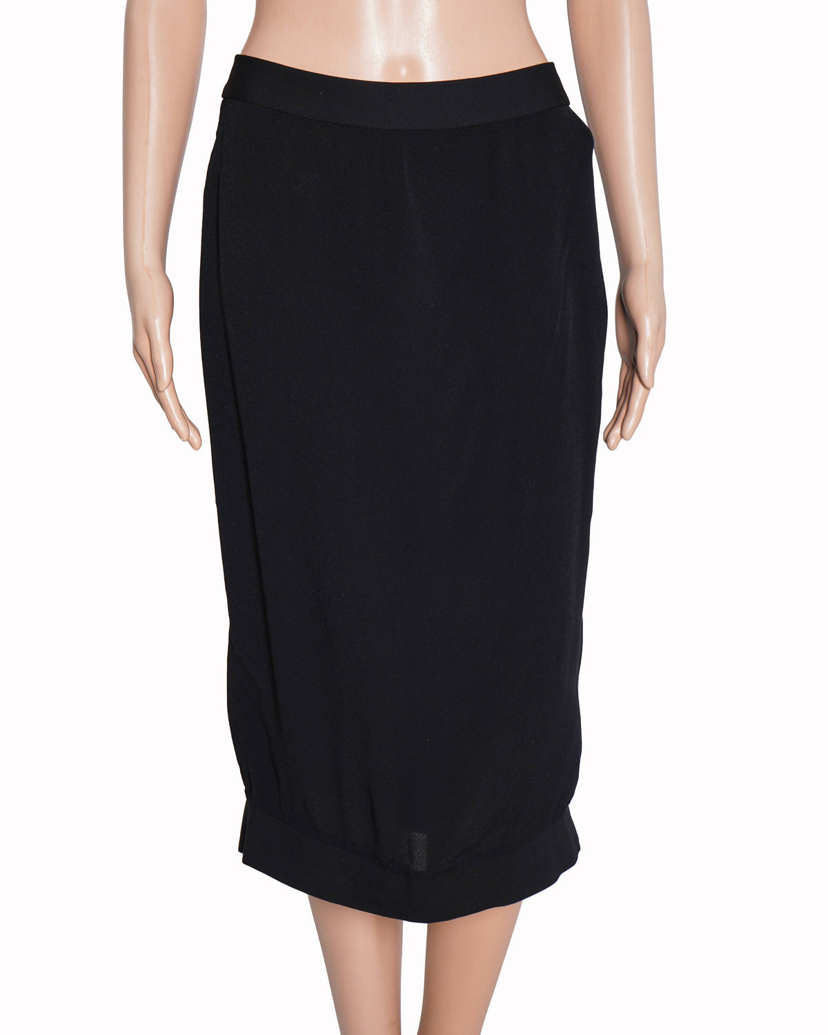 DKNY Black Midi Pencil Skirt
