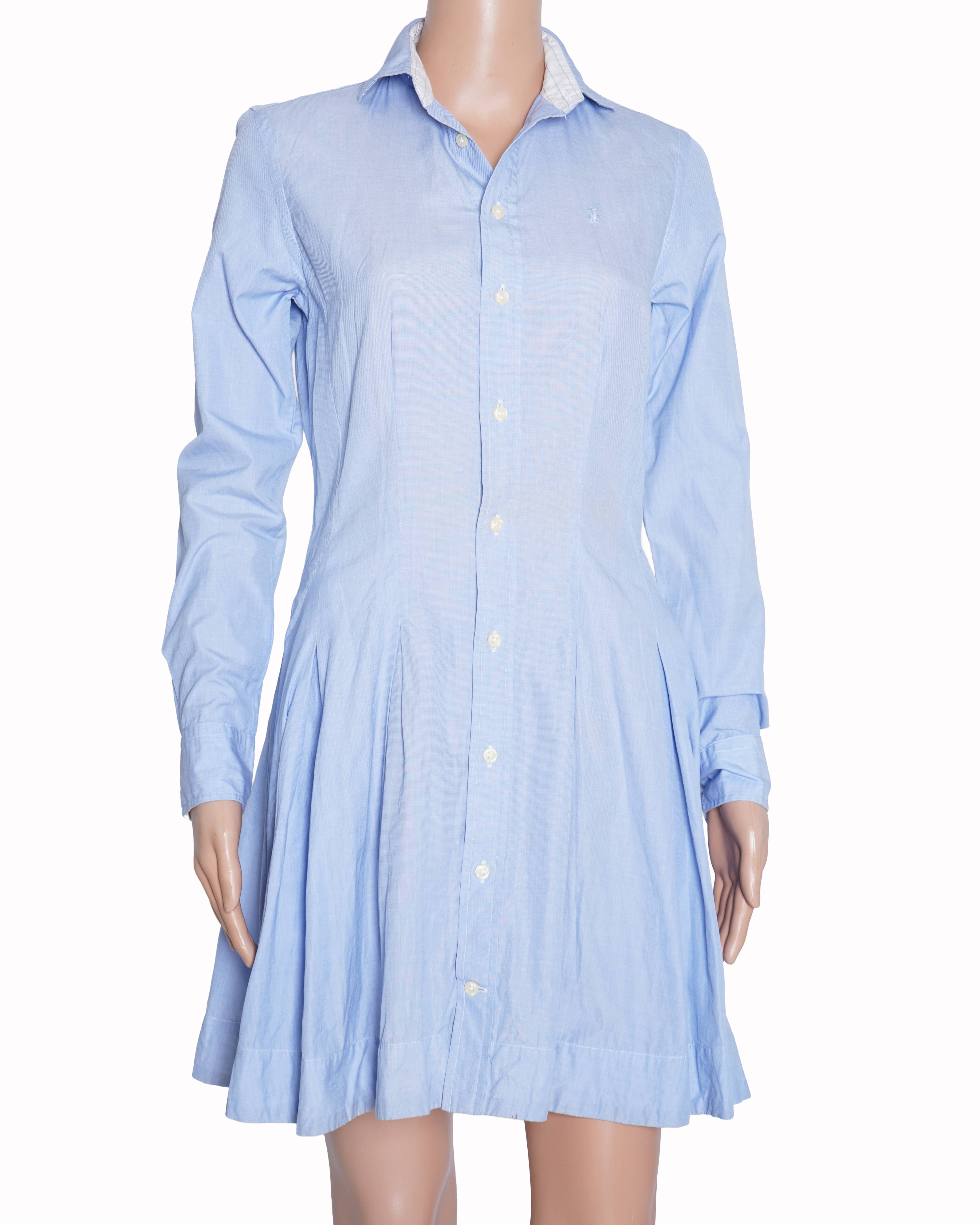 Ralph Lauren Light blue shirt dress