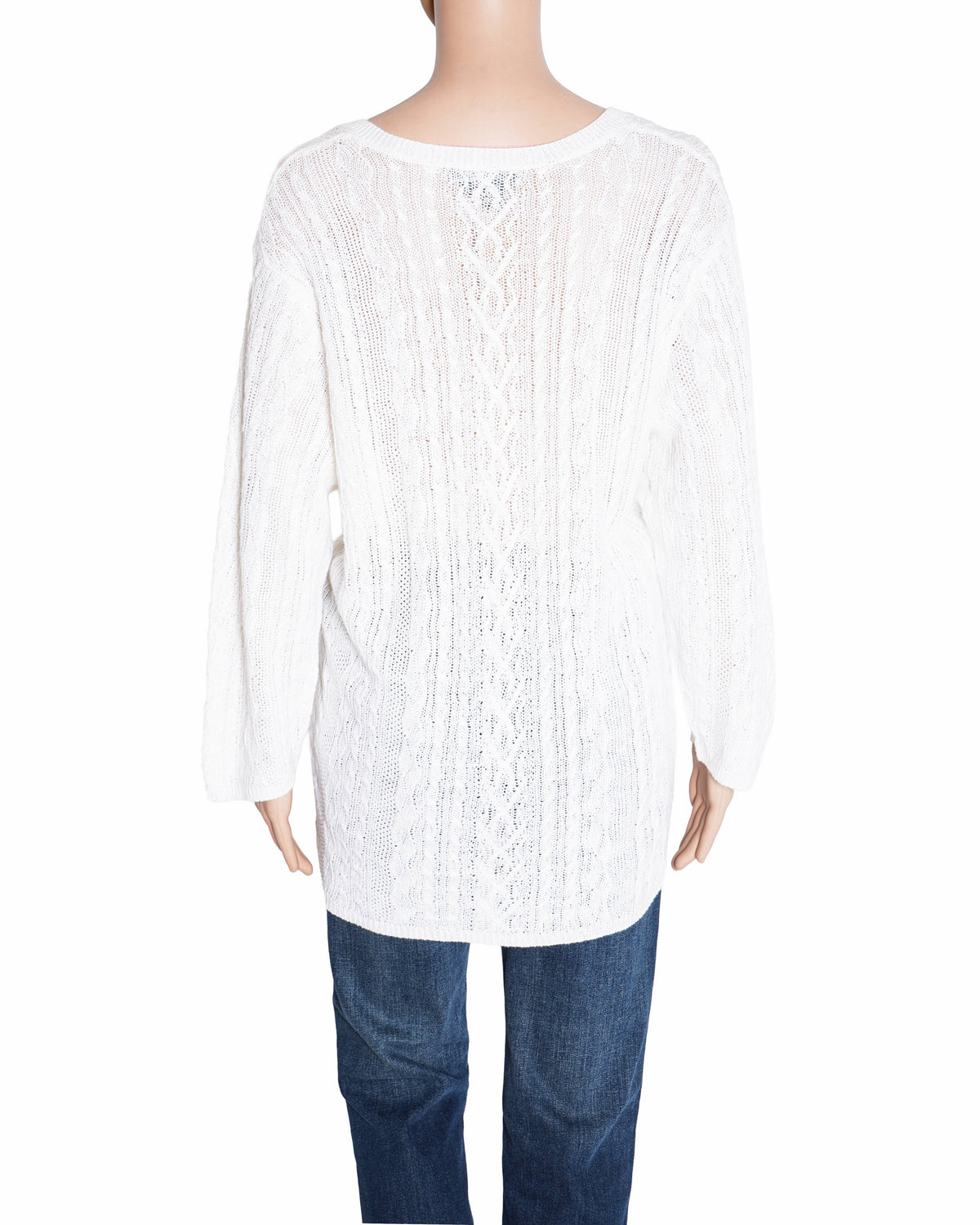 Lauren By Ralph Lauren White Sweater