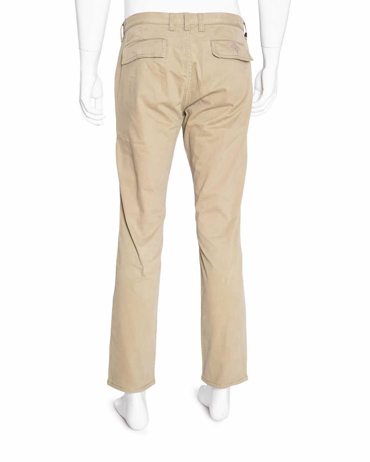 Gucci Men's Khaki Slim-Fit Cotton Chinos