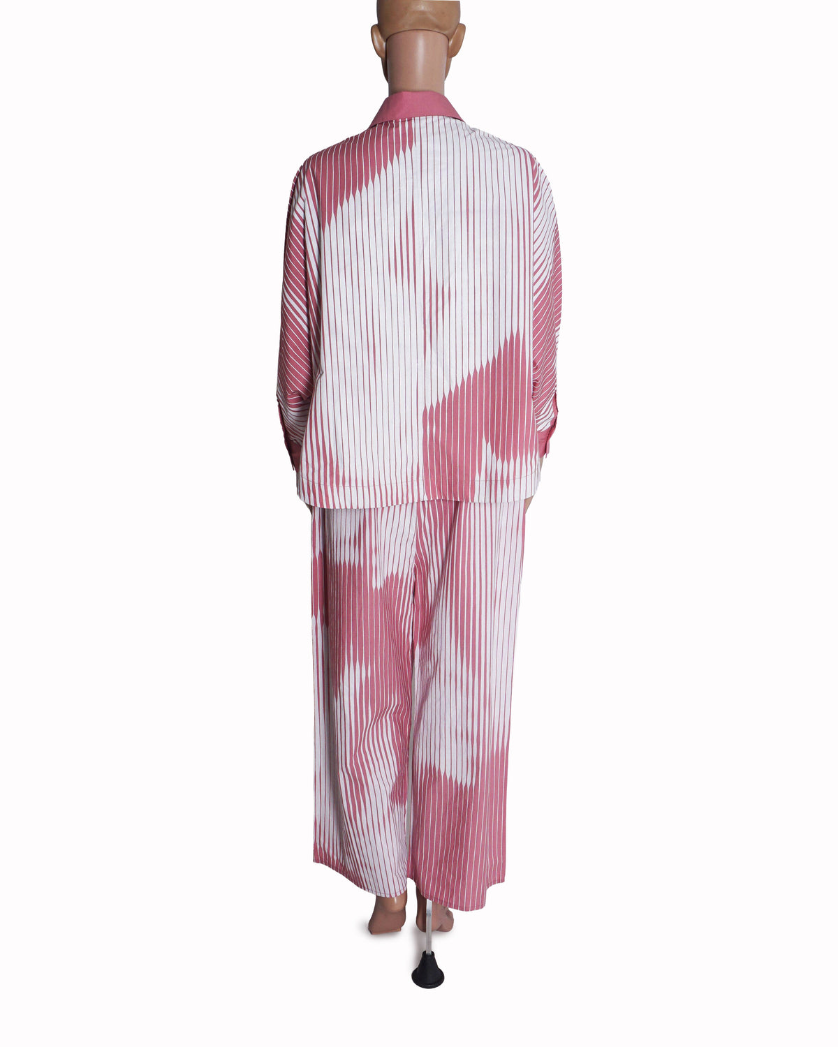 Lovebirds Pink & White Graphic Striped Co-ord Set