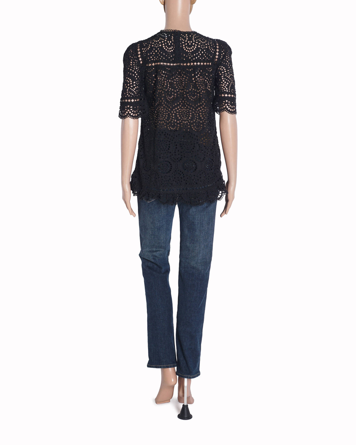 Zimmermann Black Tali Swirl Swing Top