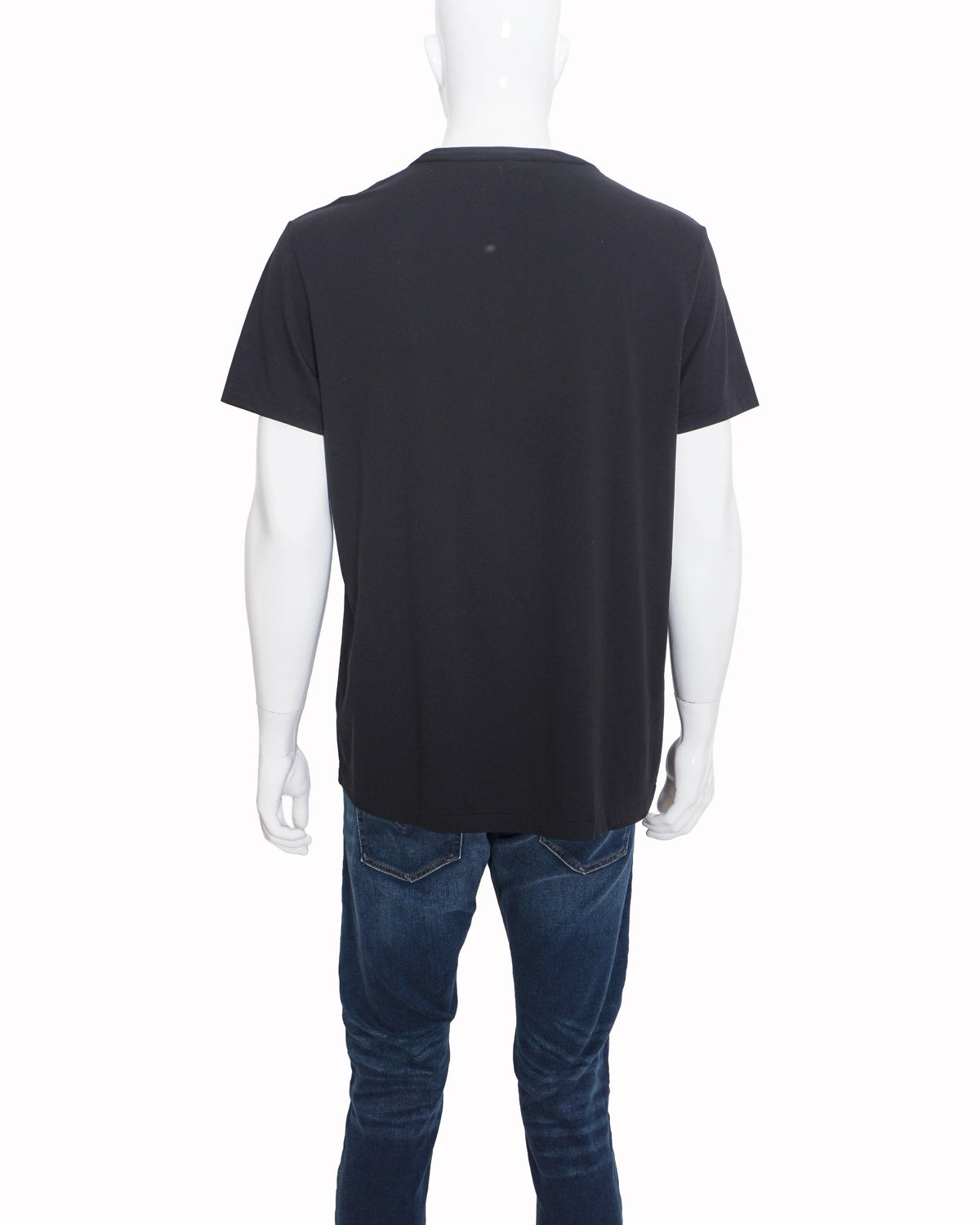 Burberry Black Cotton Red Equestrian Knight Men's T-Shirt