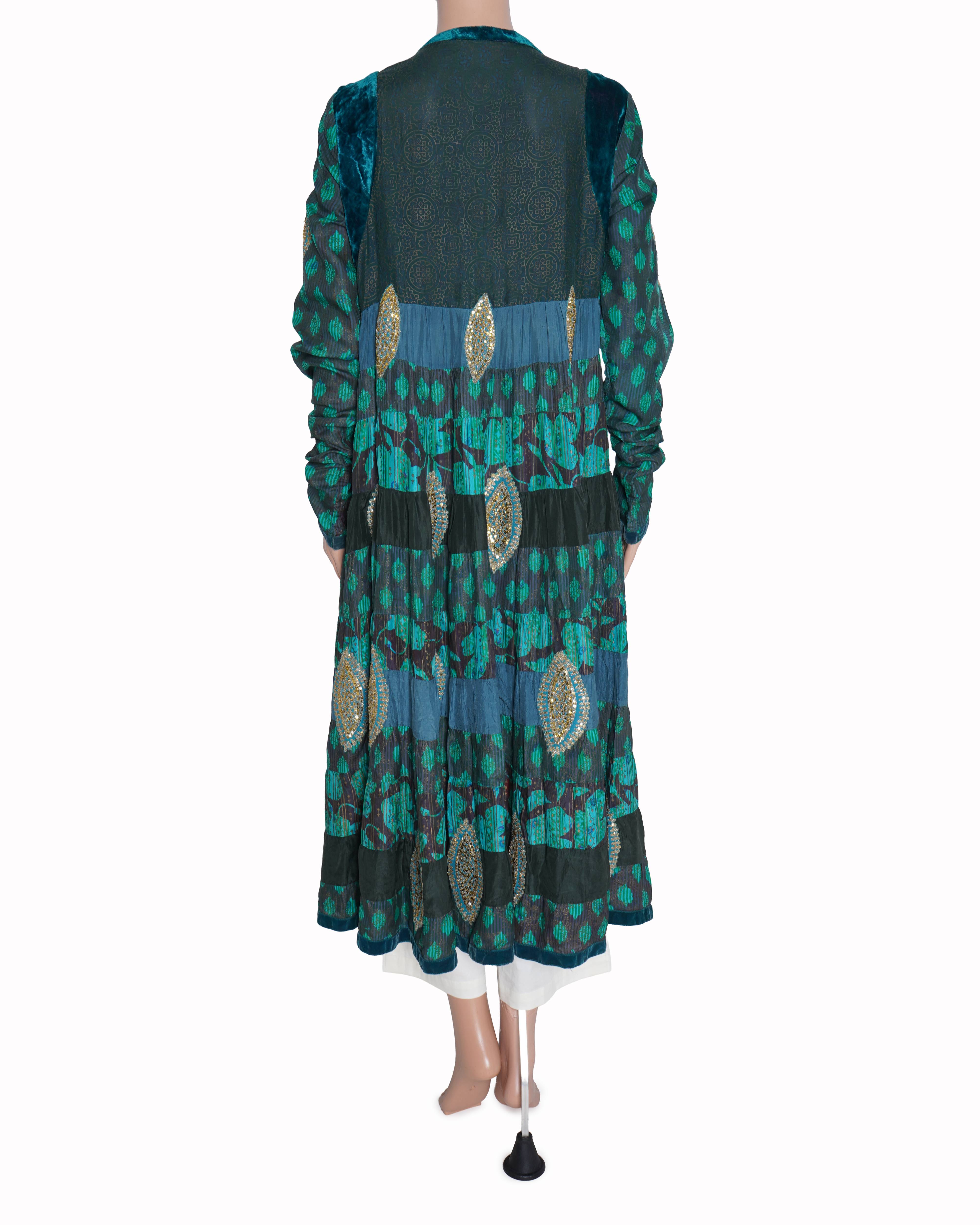 Shyam Narayan Prasad teal anarkali