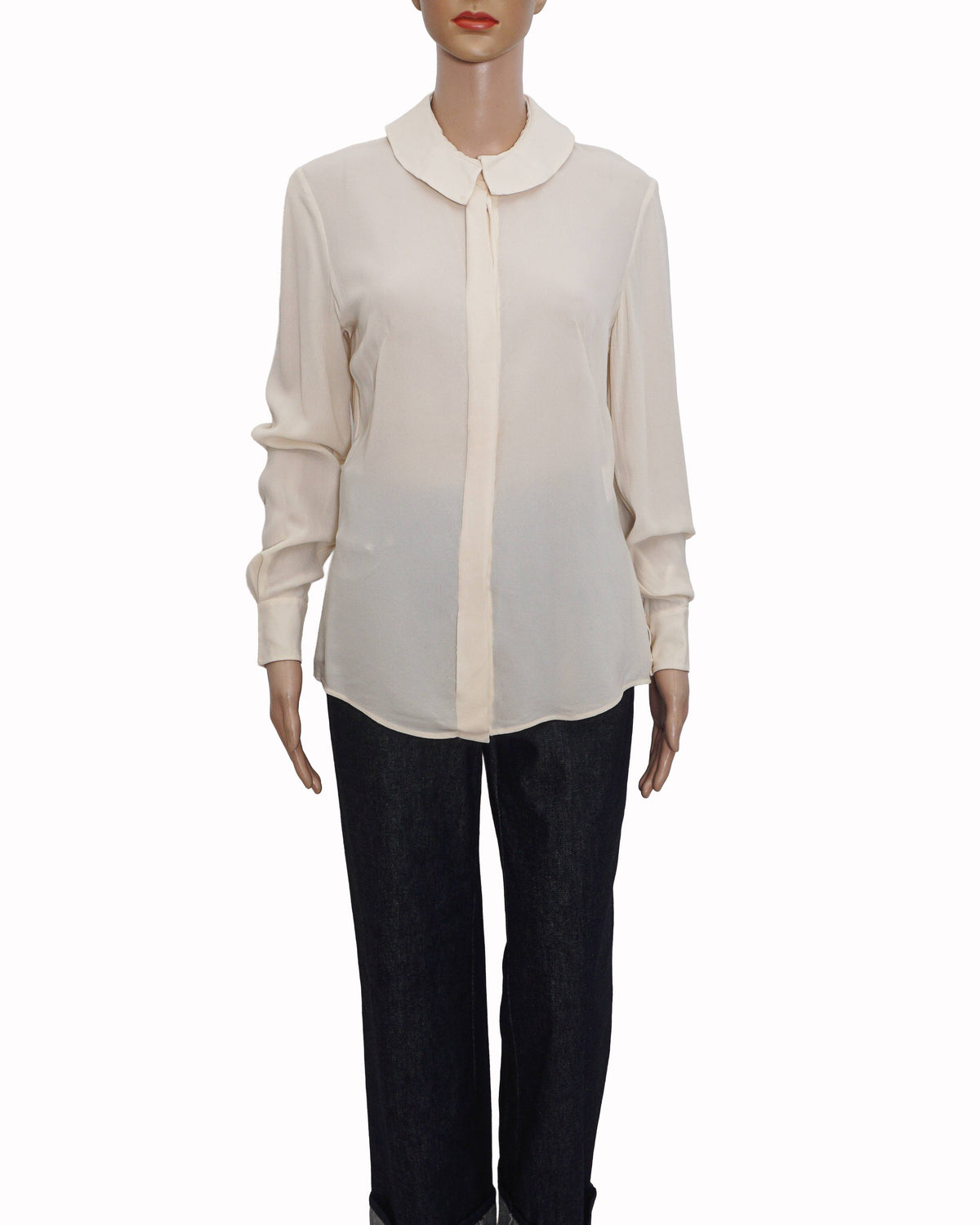 Alexander McQueen Cream Placket Button-Down Shirt