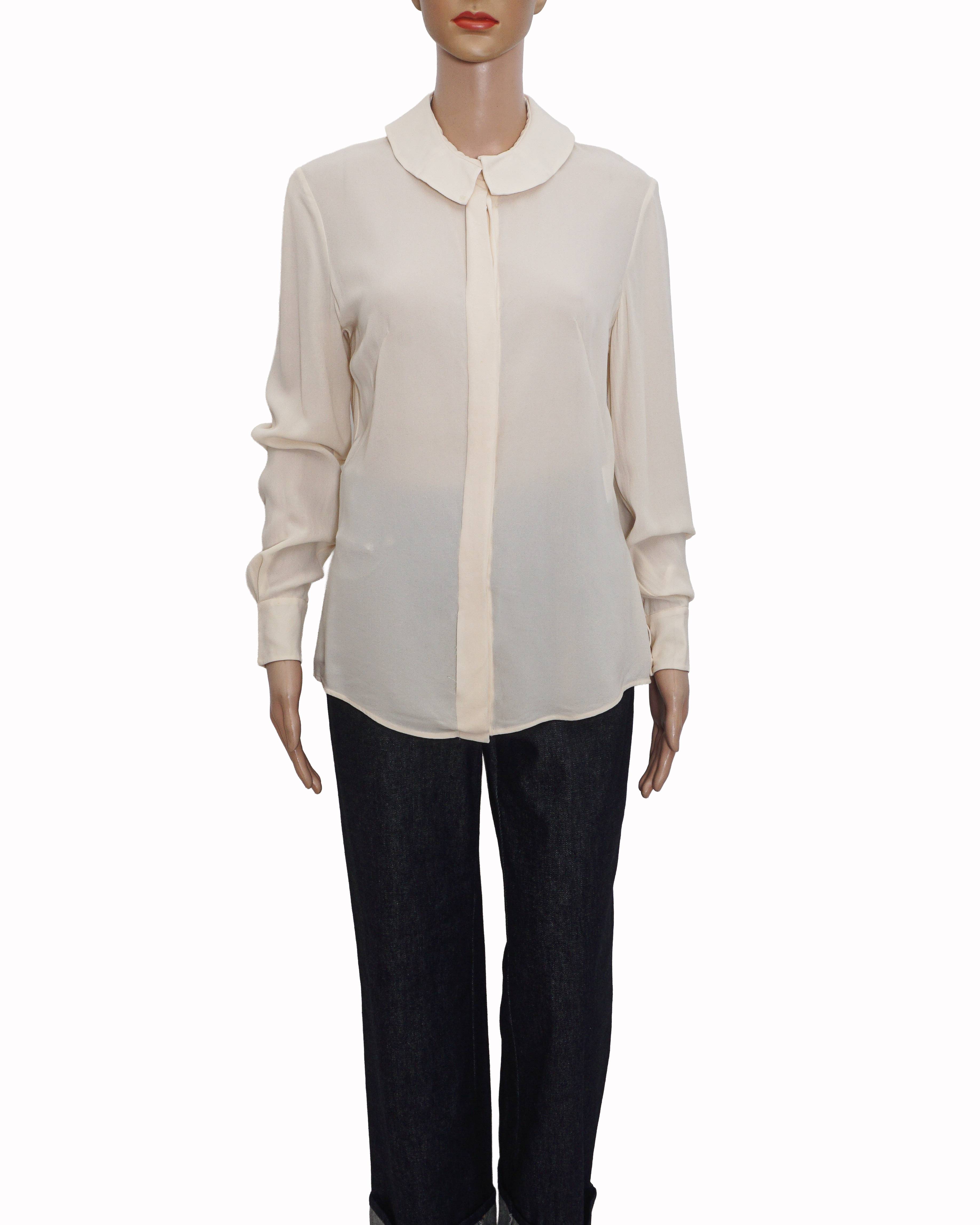 Alexander McQueen Cream Placket Button-Down Shirt