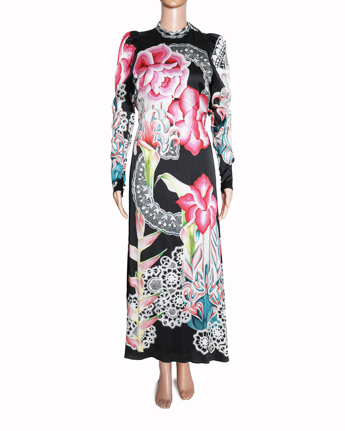 Temperley Women's  Cici Floral Lace Printed Dress