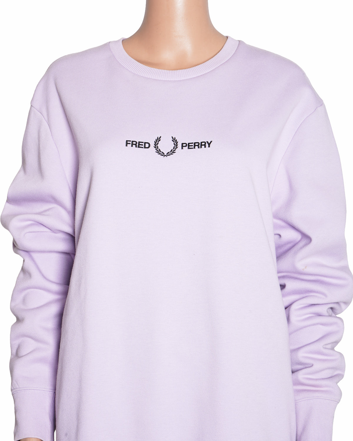 Fred Perry Full Sleeves Lilac Sweater
