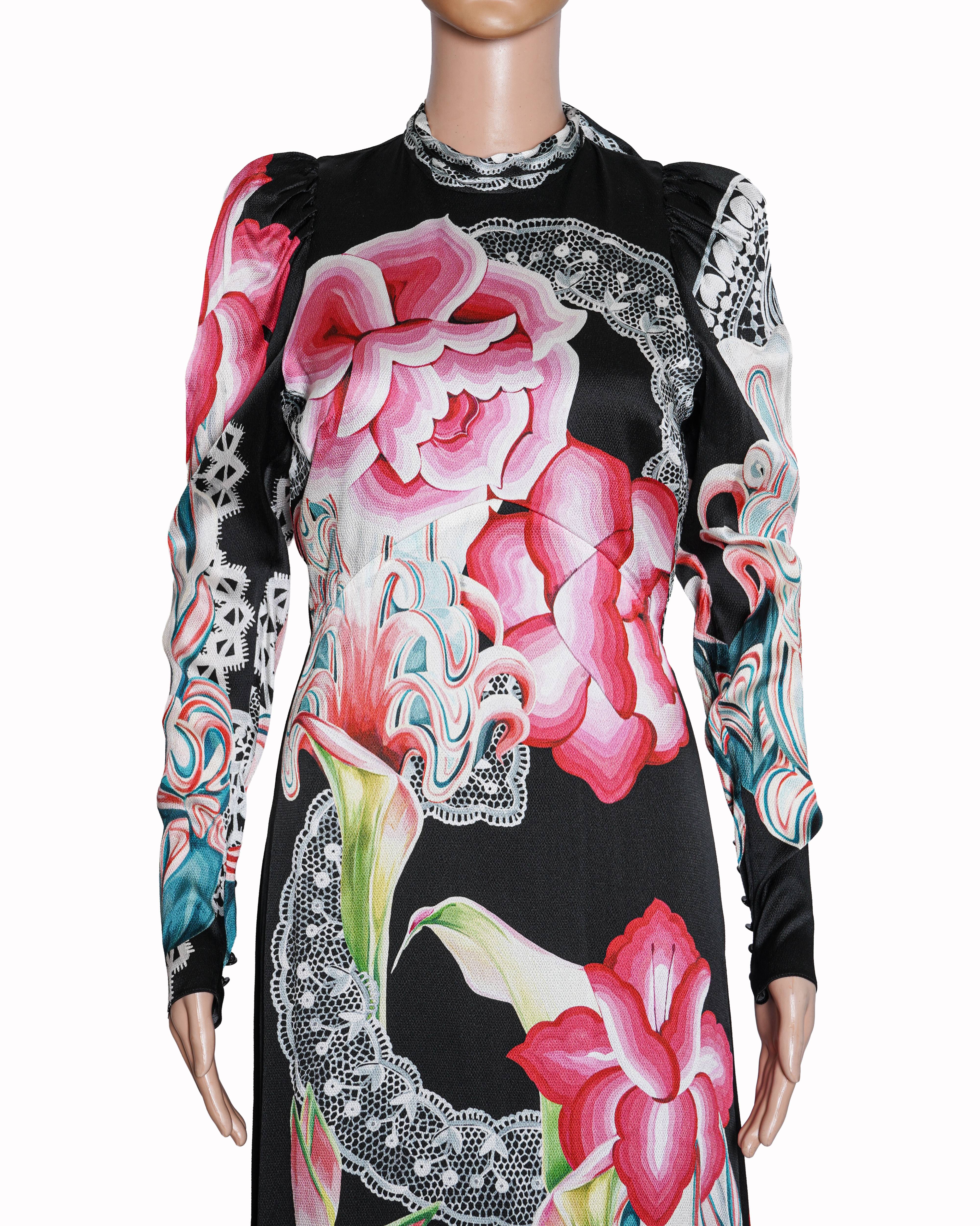 Temperley Women's  Cici Floral Lace Printed Dress