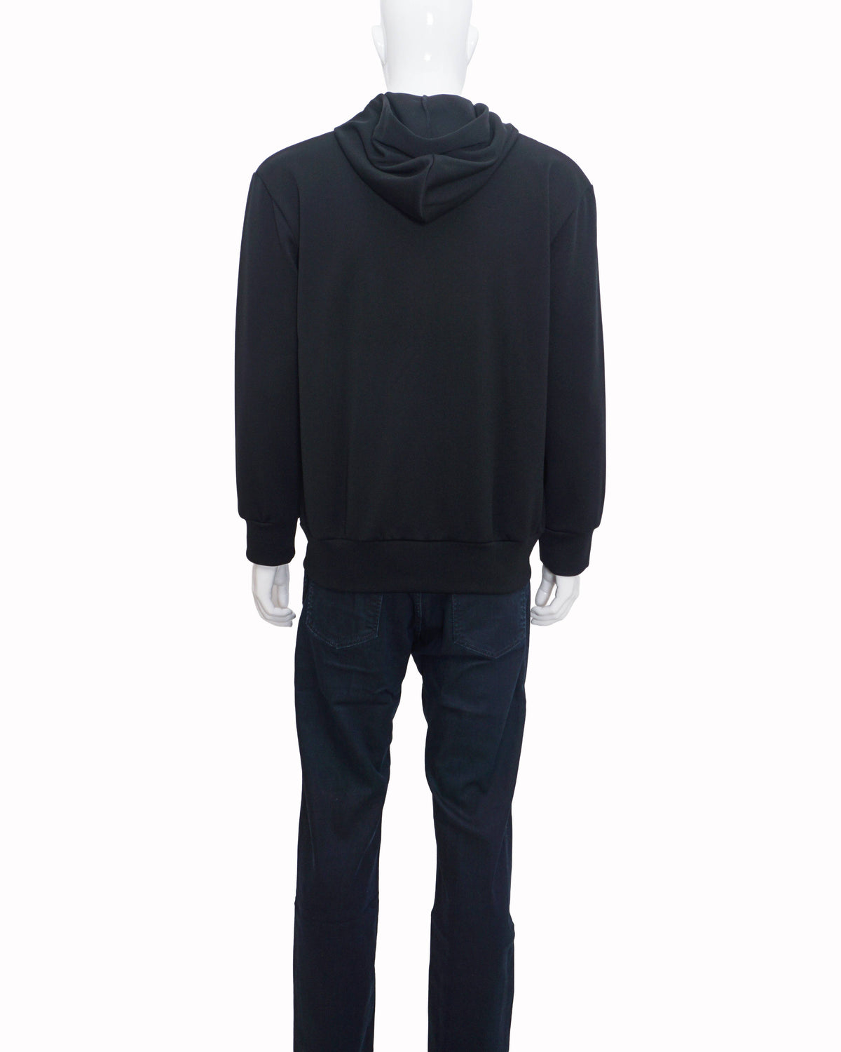 Comme des Garçons Play Black Red Heart Patch Zip-Up Hoodie