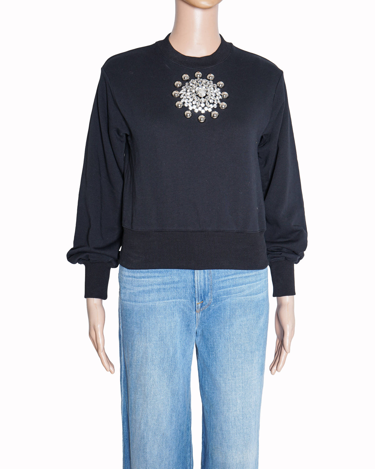 Christopher Kane Embellished Crew Neck Sweater