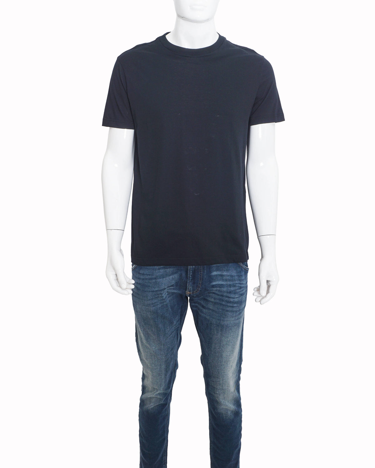 Prada Classic Black Crewneck Men's T-Shirt