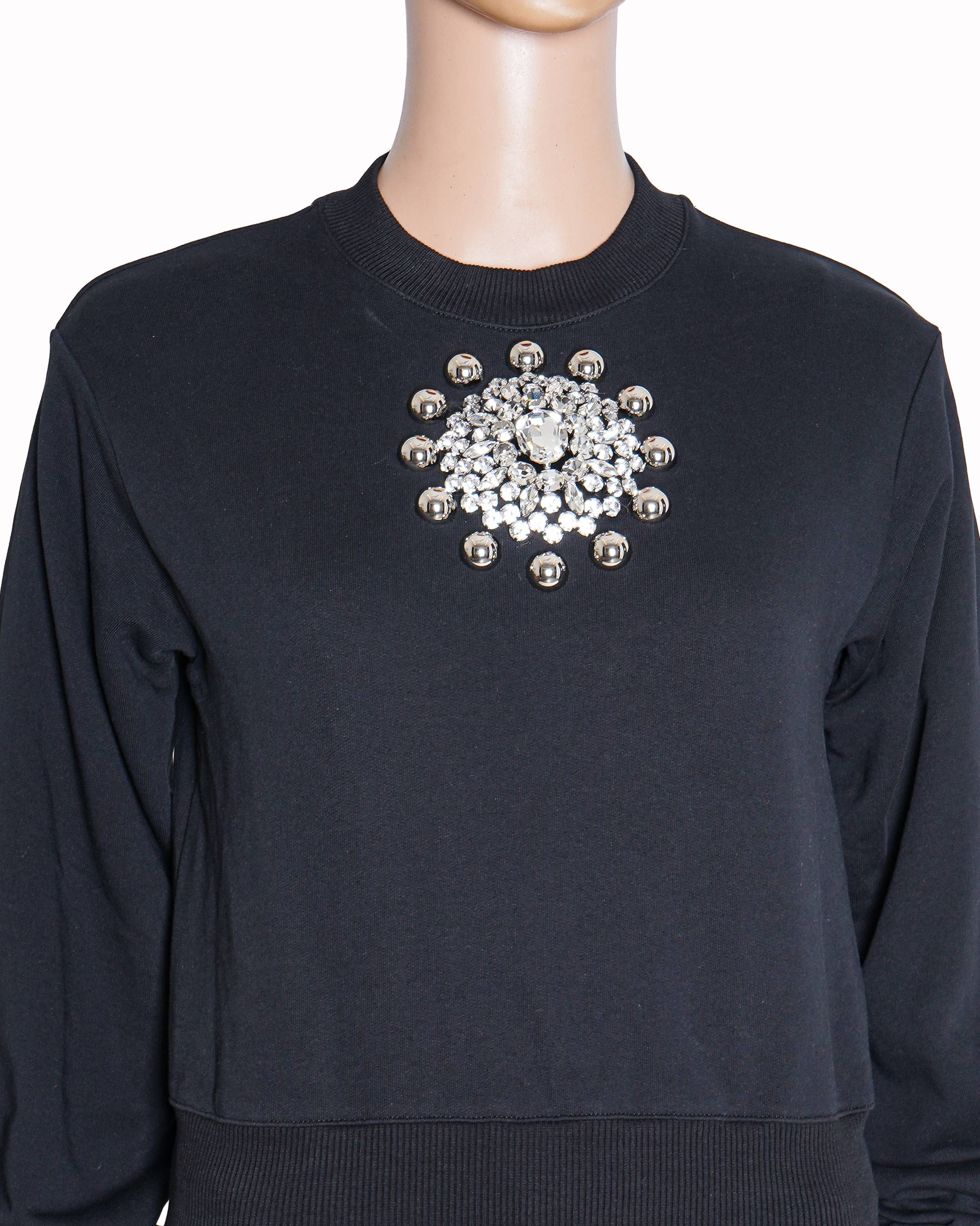 Christopher Kane Embellished Crew Neck Sweater