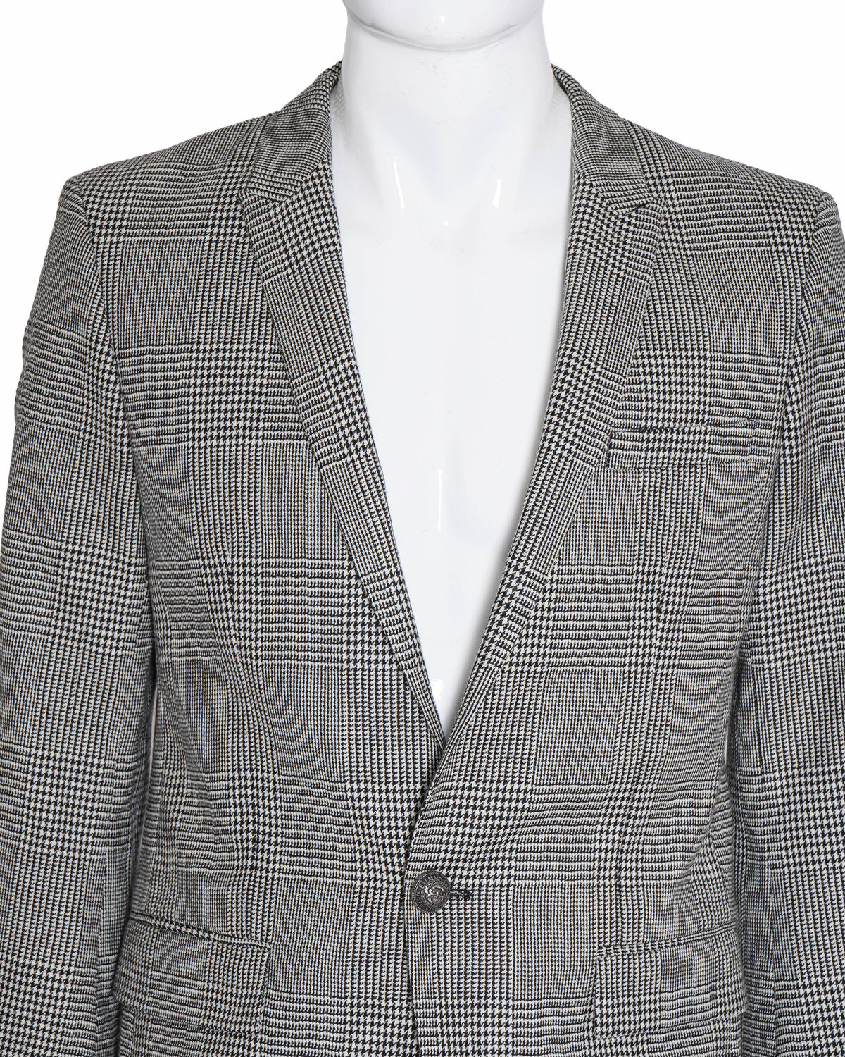 Balmain Black & White Prince of Wales Blazer