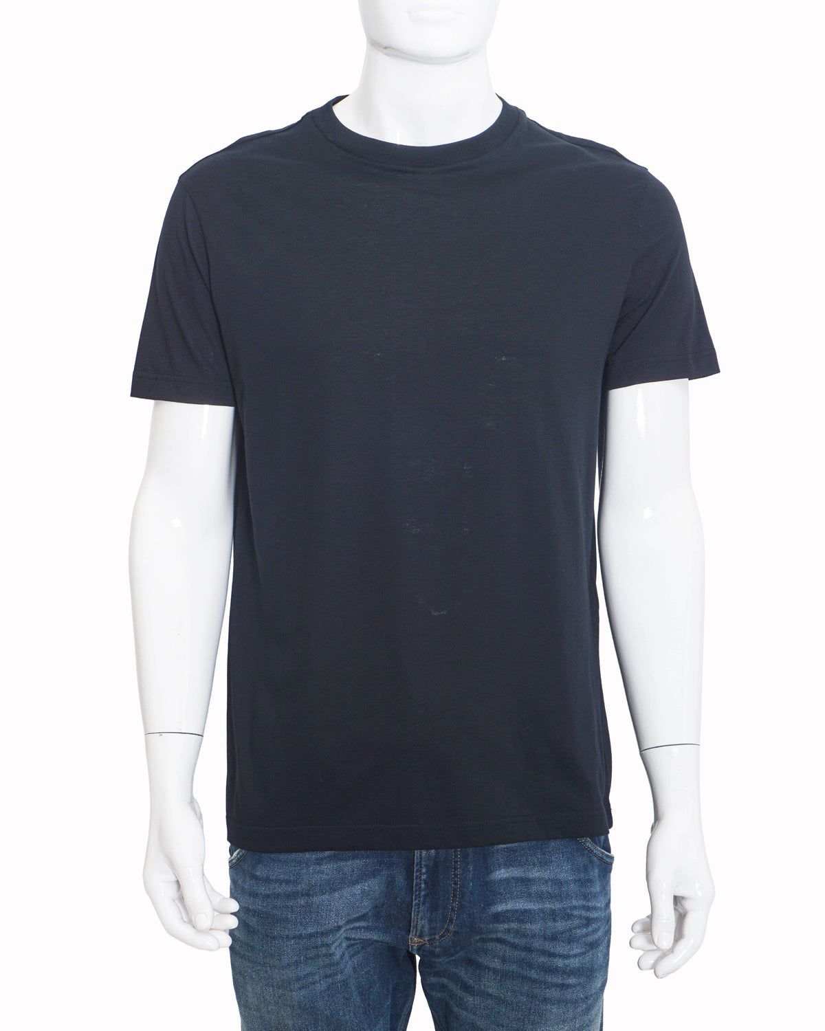 Prada Black Cotton Crewneck Men's T-Shirt