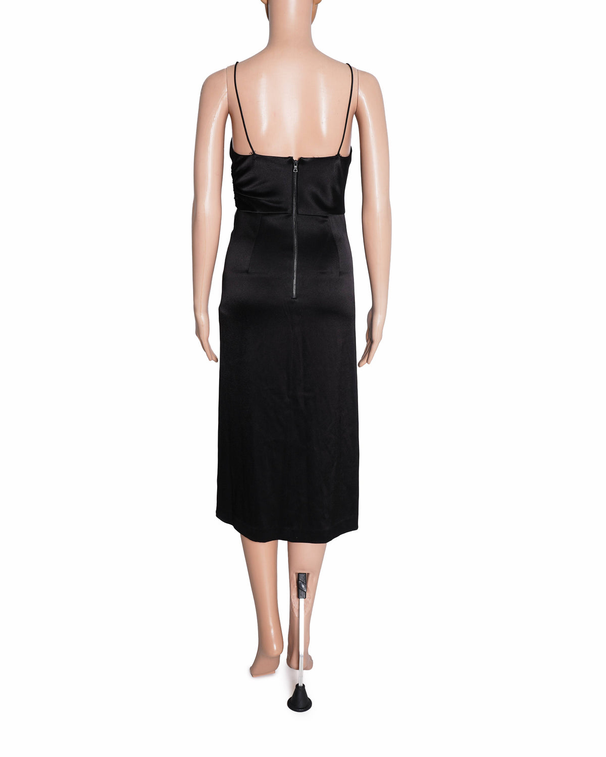 Alice + Olivia Black Slit Dress