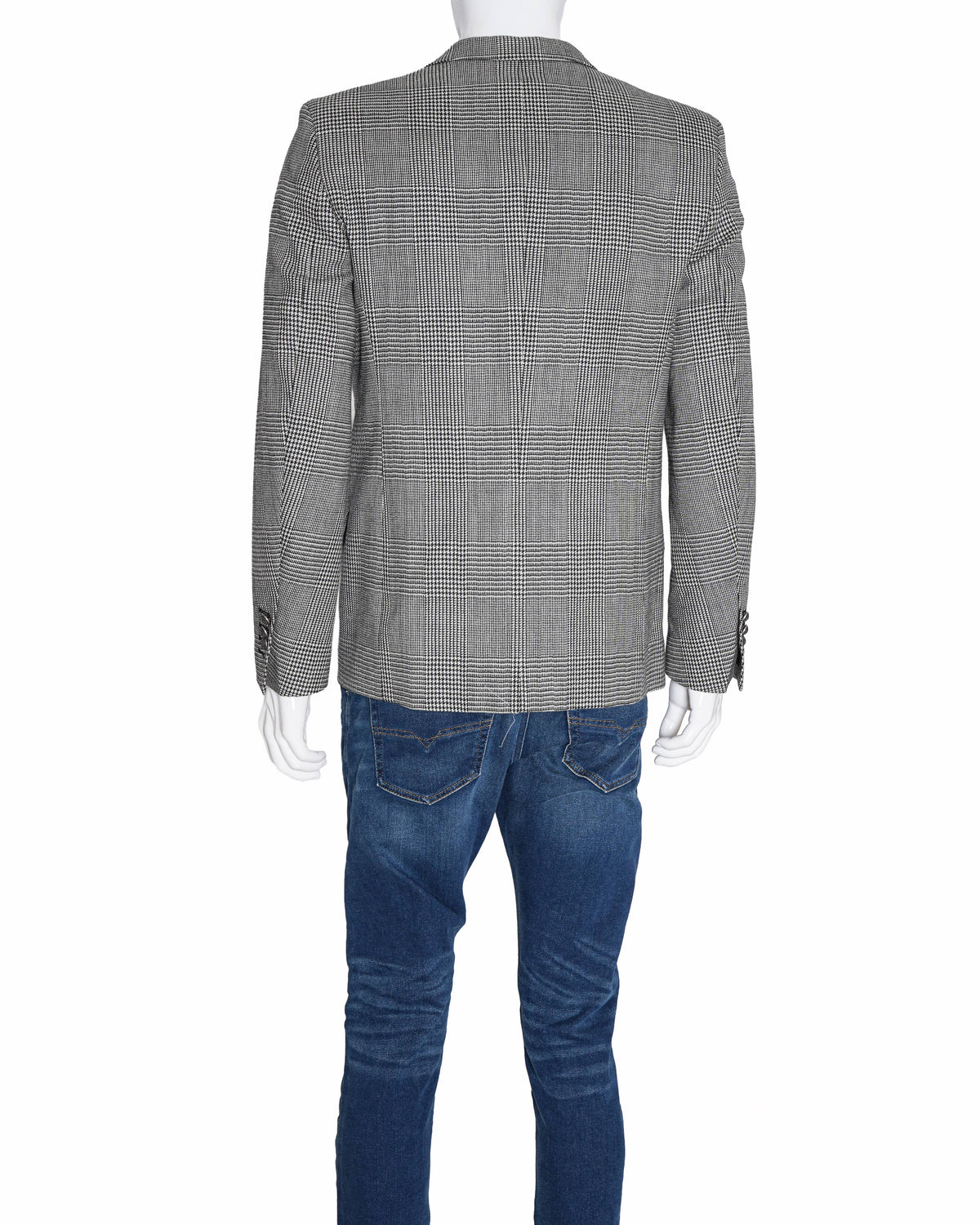 Balmain Black & White Prince of Wales Blazer