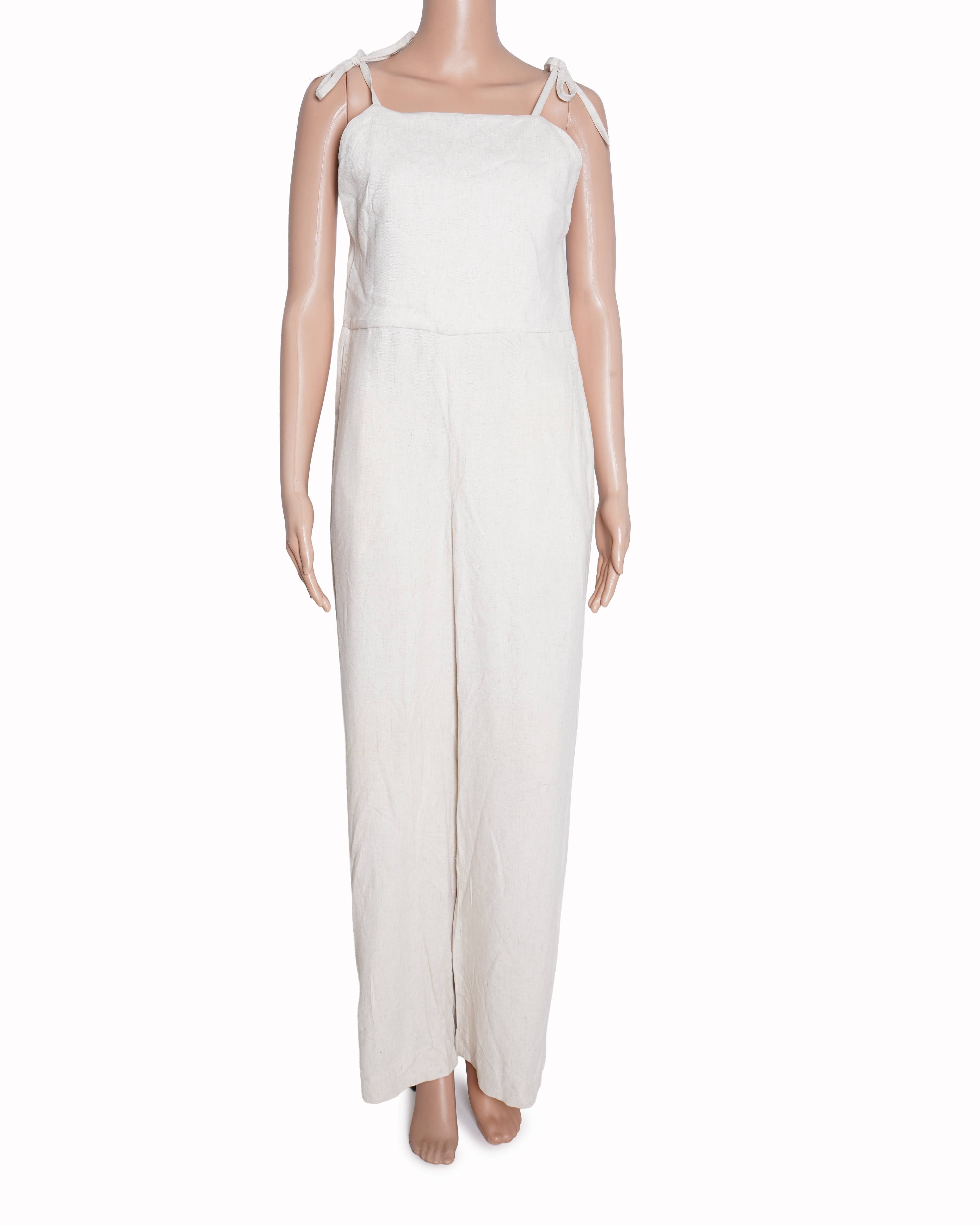 New Club Monaco Jumpsuit In Cream