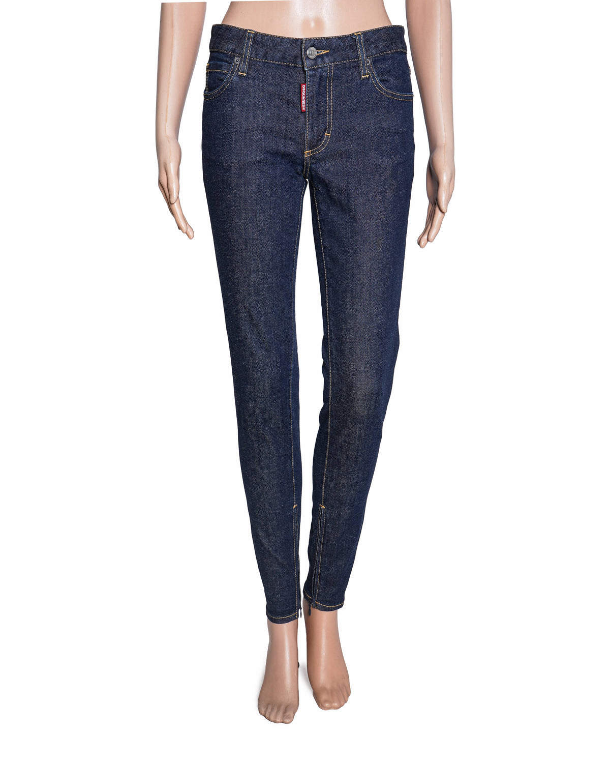 Dsquared2 Dark Blue Wash Skinny Jeans