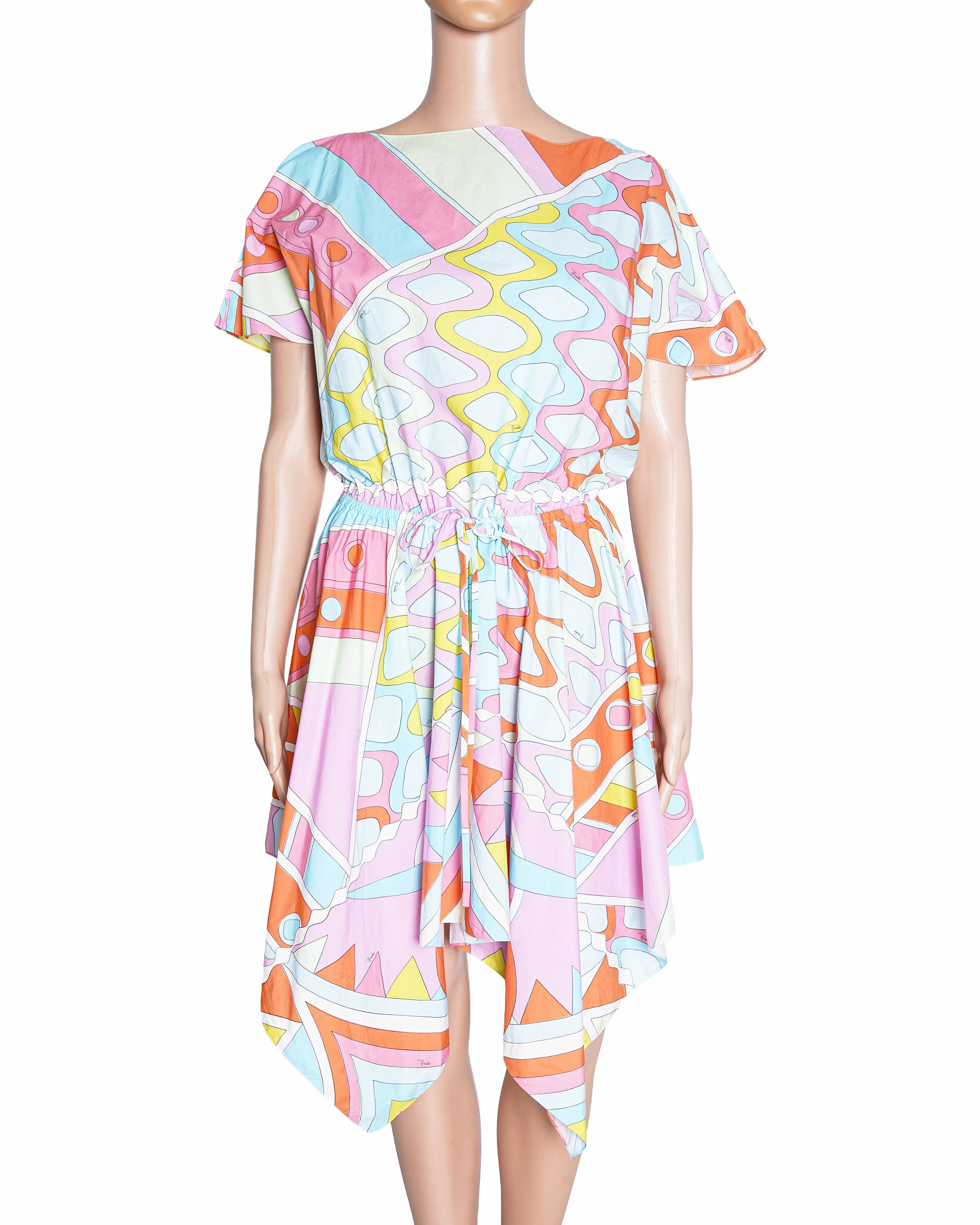 Pucci Vivara-print Cotton Minidress