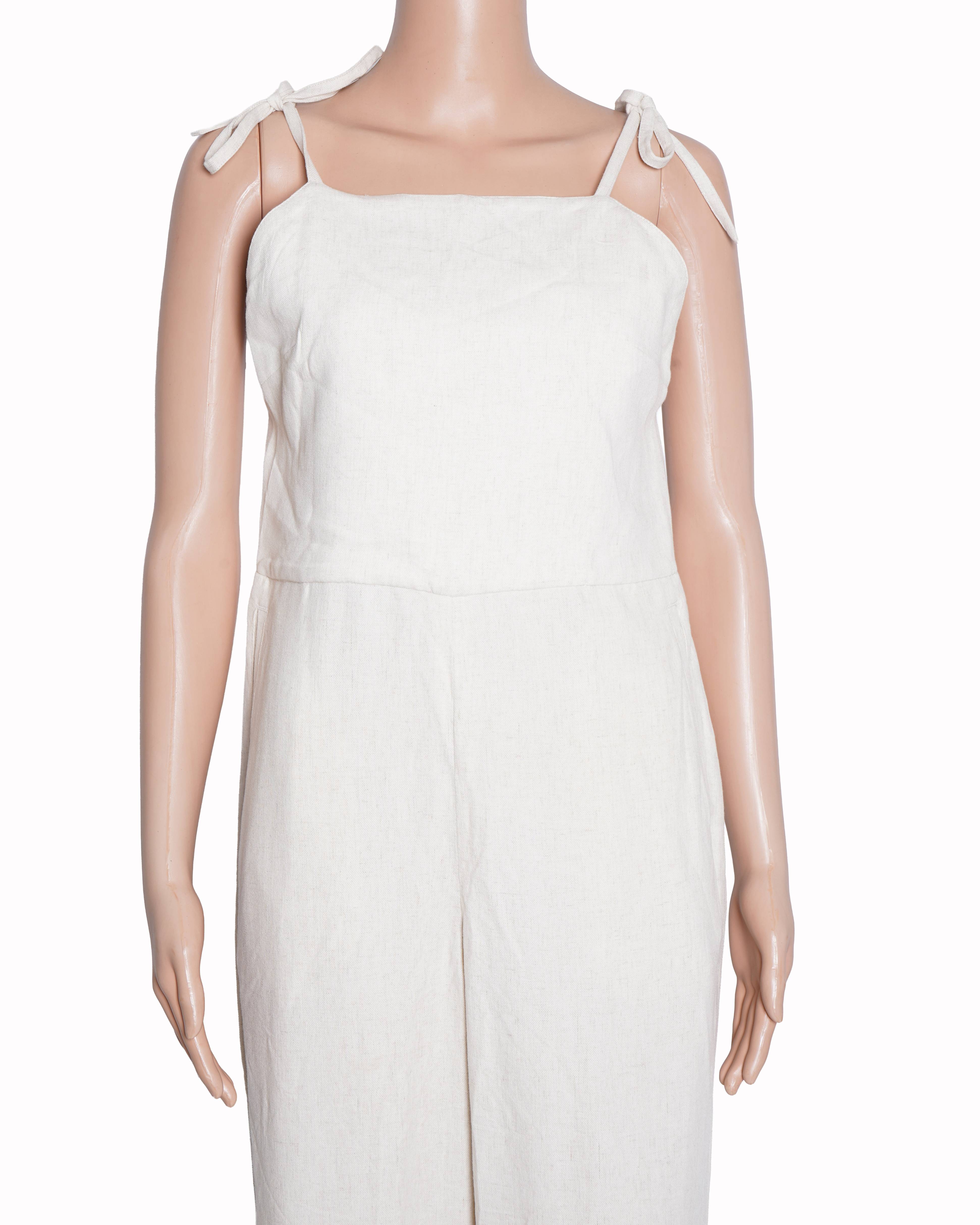 New Club Monaco Jumpsuit In Cream