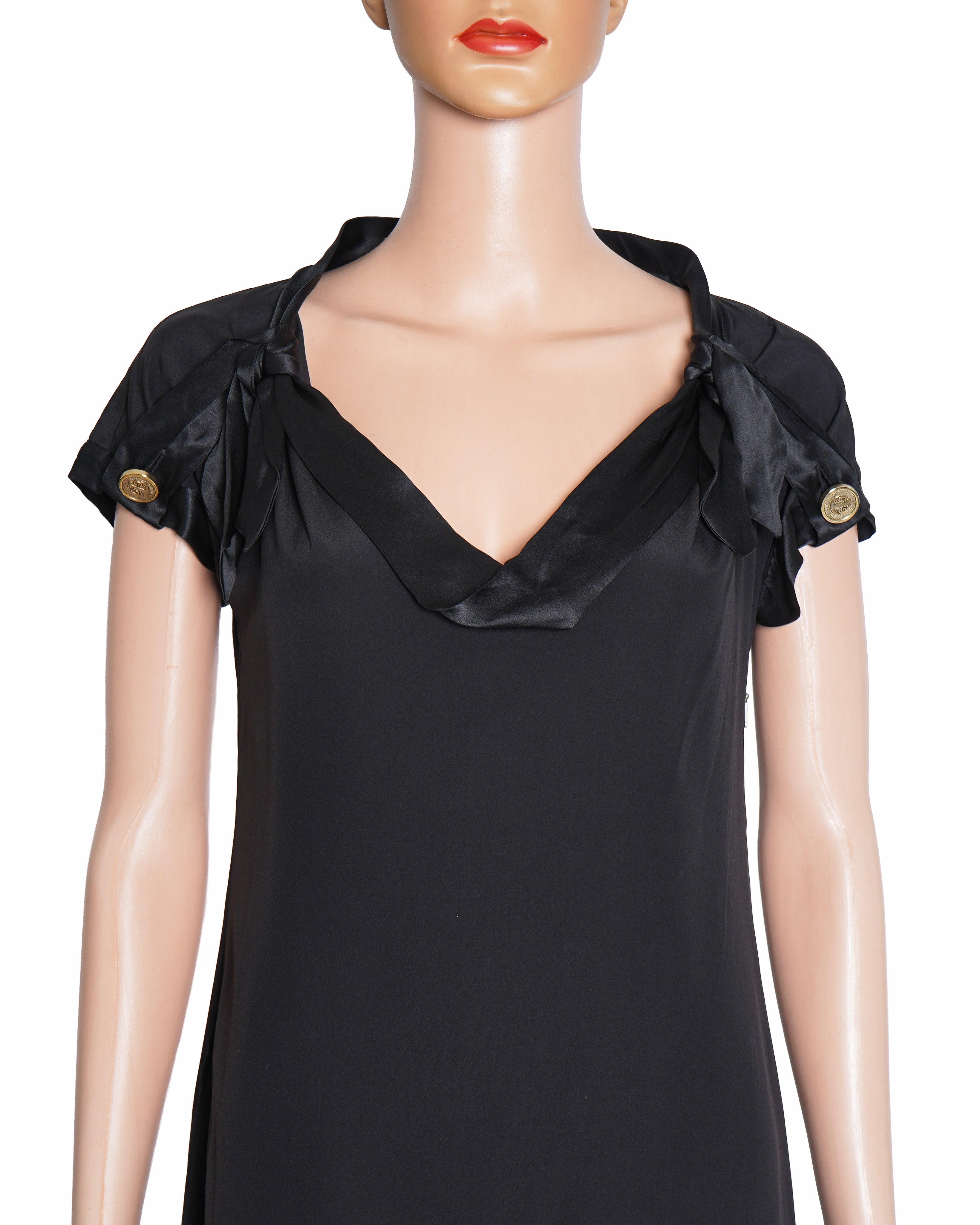 Gucci 2000s bow-detail shift dress