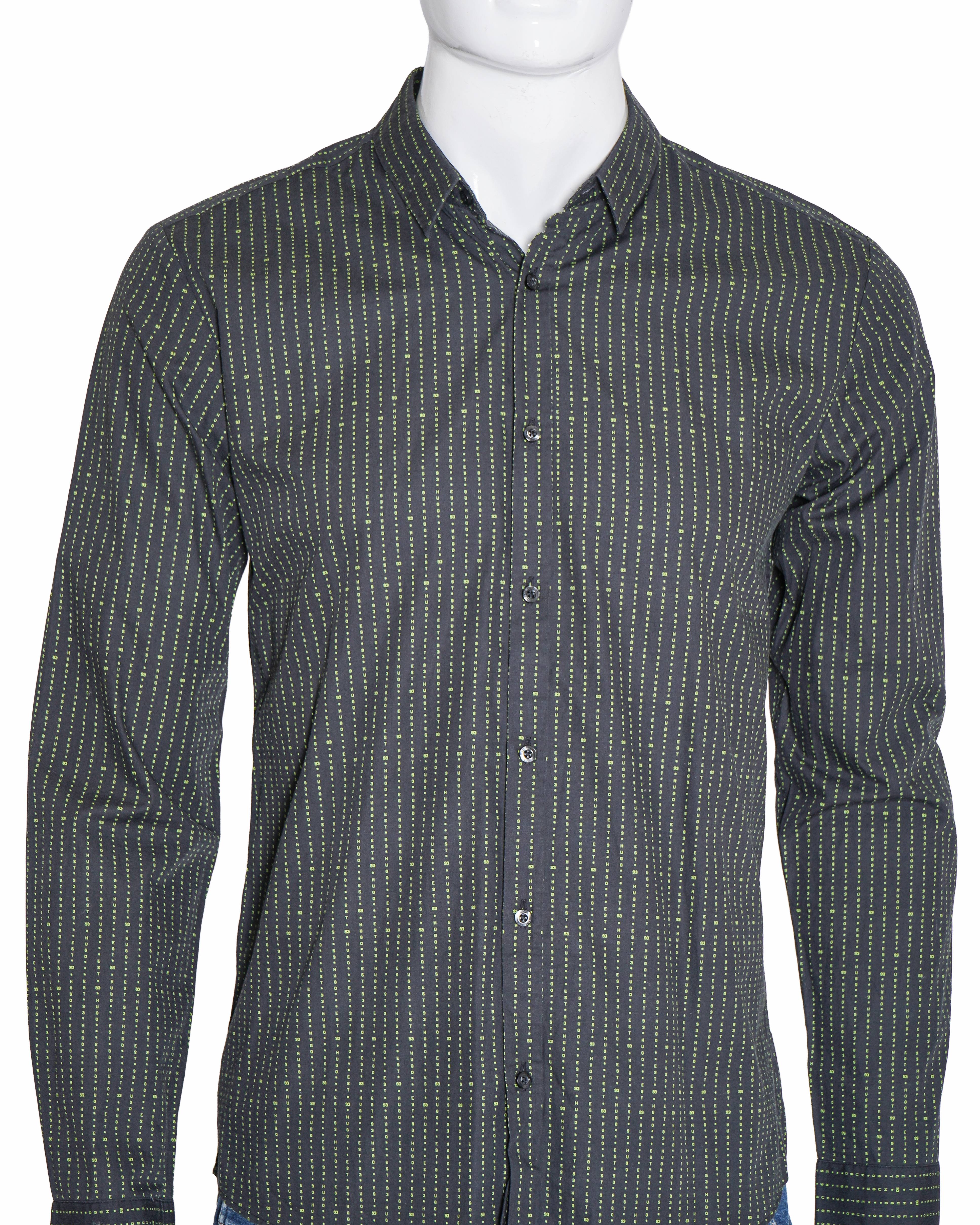 Hugo Boss Black Cotton Extra Slim Fit Shirt