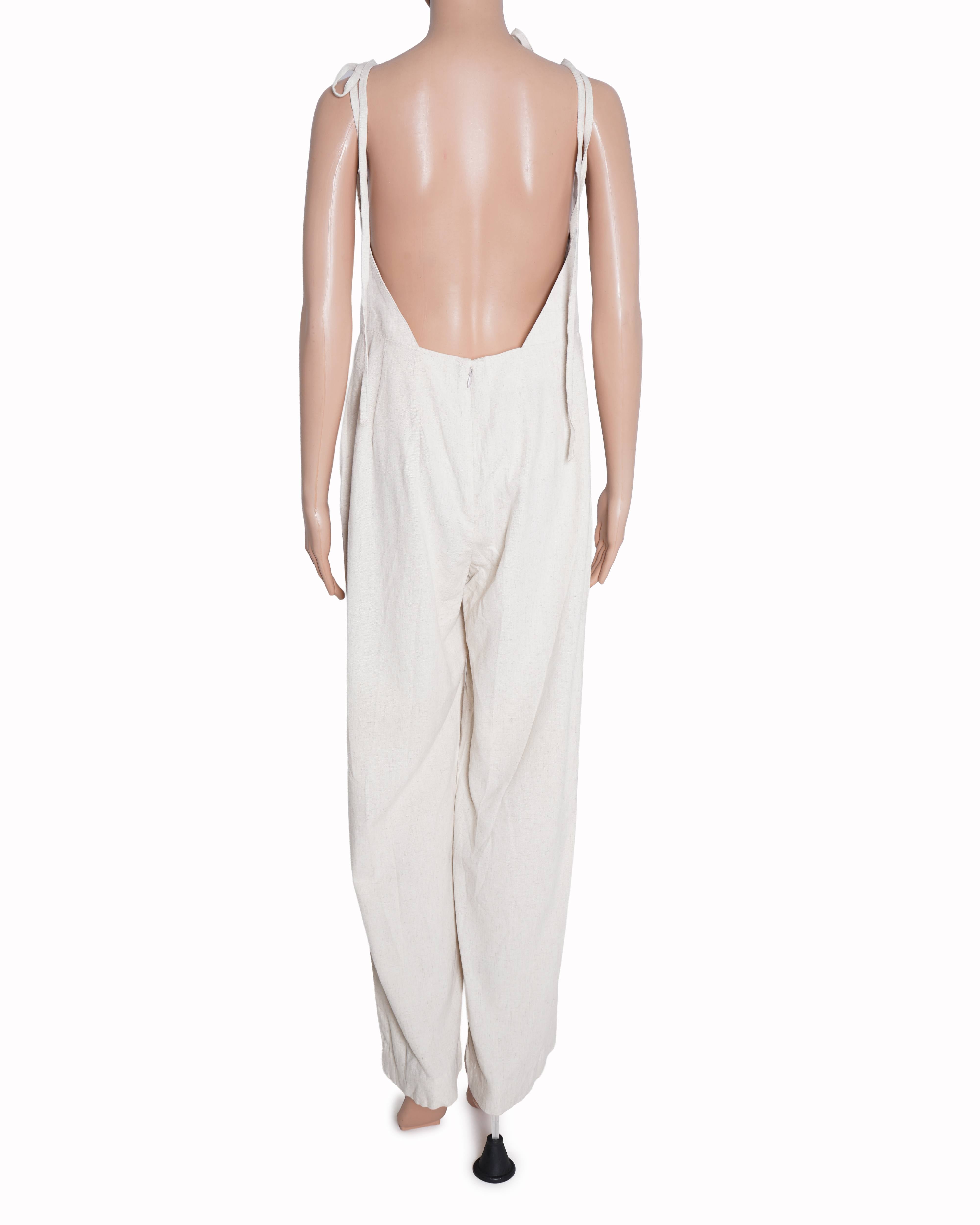 New Club Monaco Jumpsuit In Cream