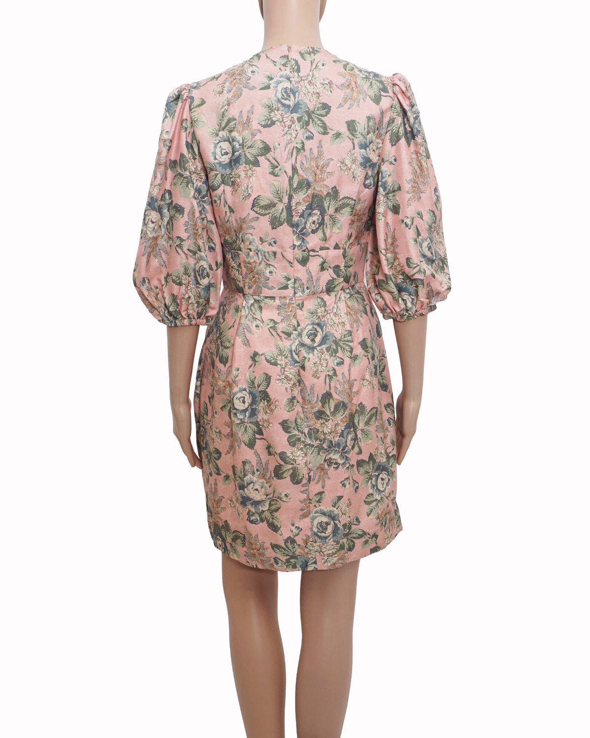 Zimmermann Tempest Lace Up Mini Dress Rouge