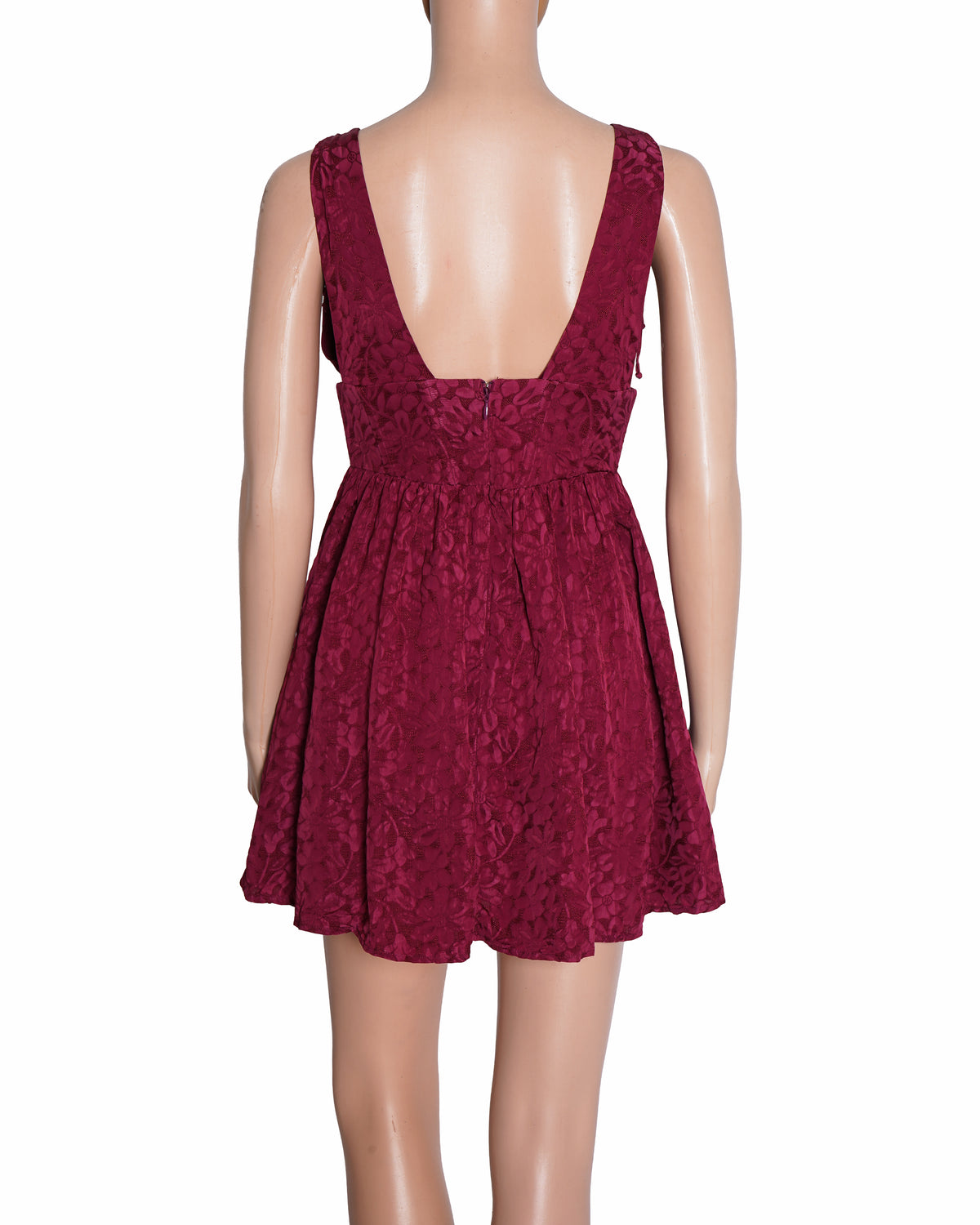 For Love & Lemons Mini Corset Floral Printed Dress in Pink