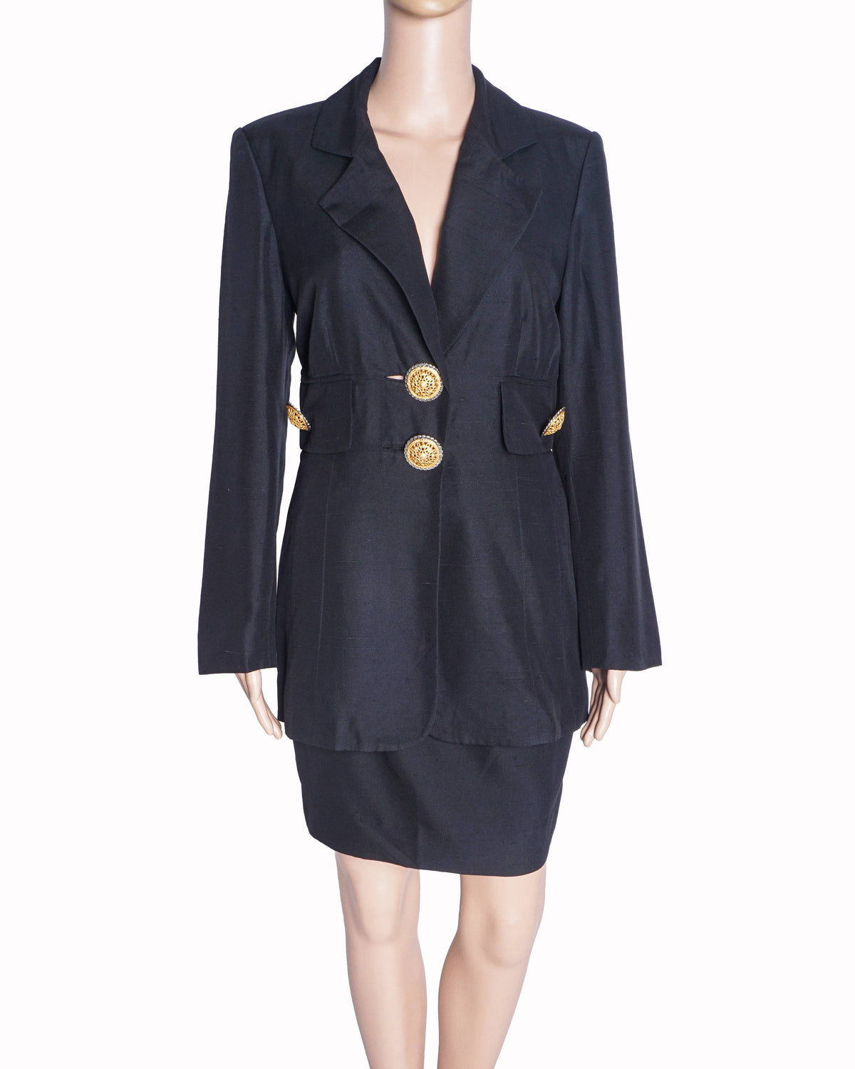 Christian Dior Black blazer and skirt set