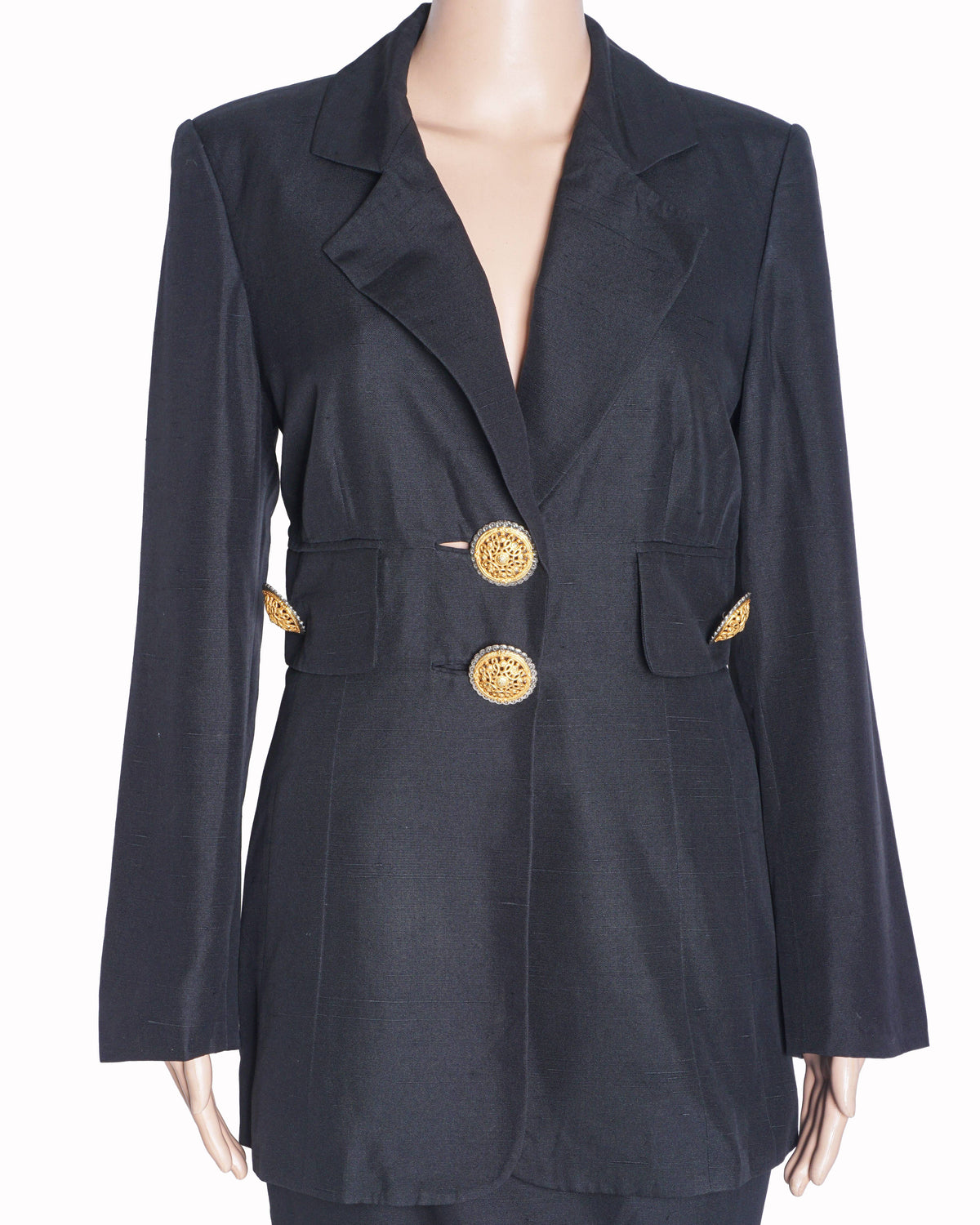 Christian Dior Black blazer and skirt set