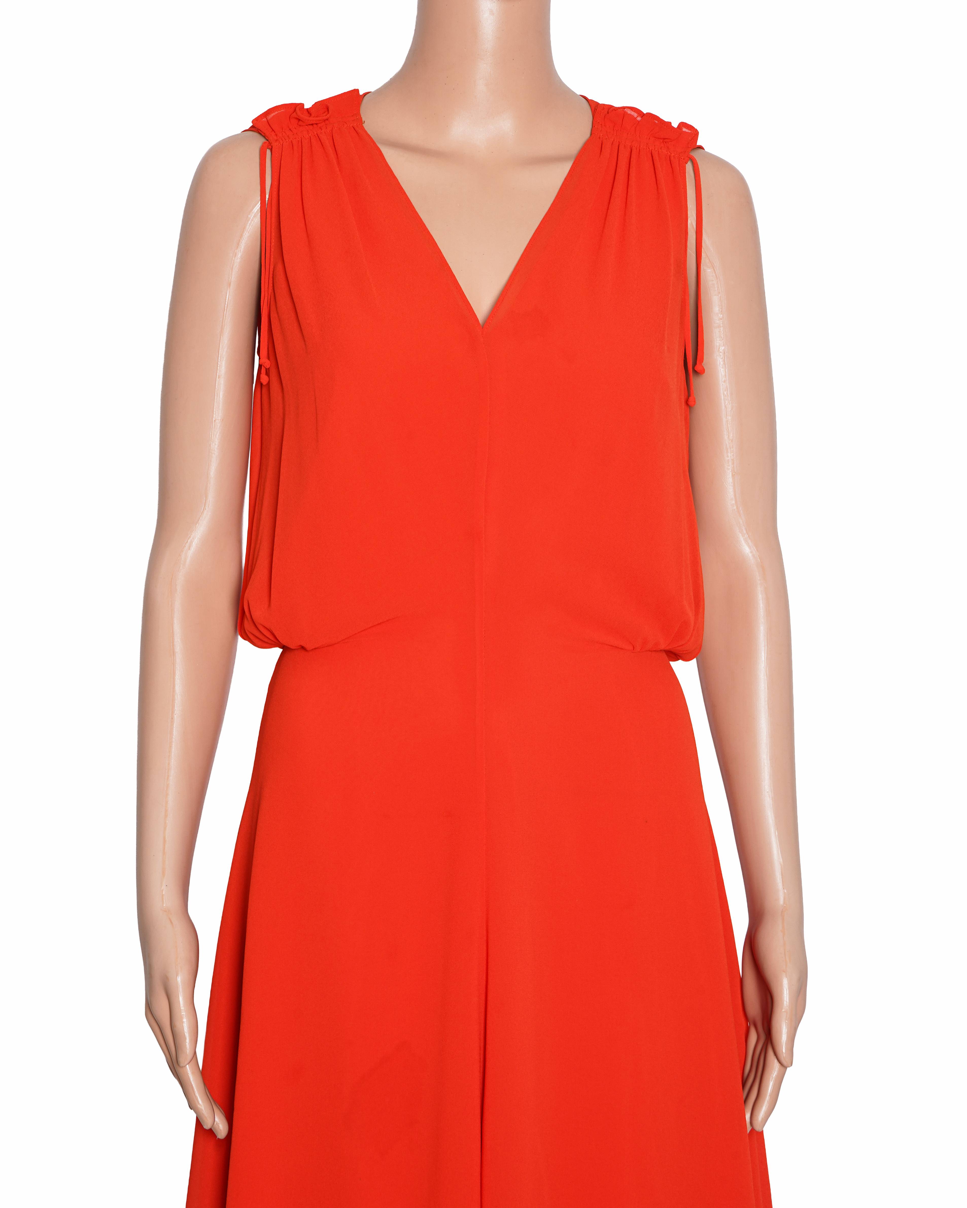 Reiss Sleeveless Dress In Red