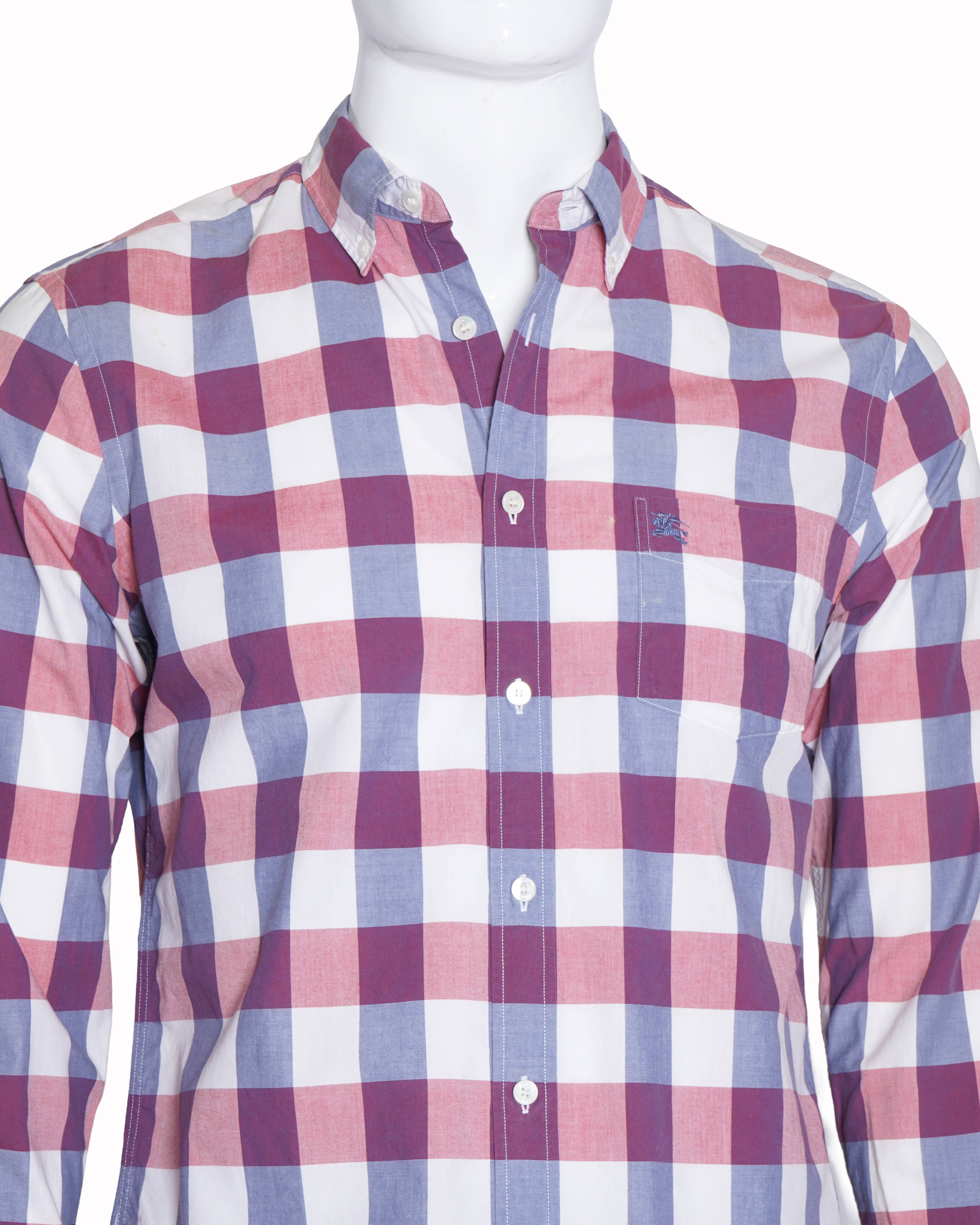 Burberry checkered full sleeve shirt