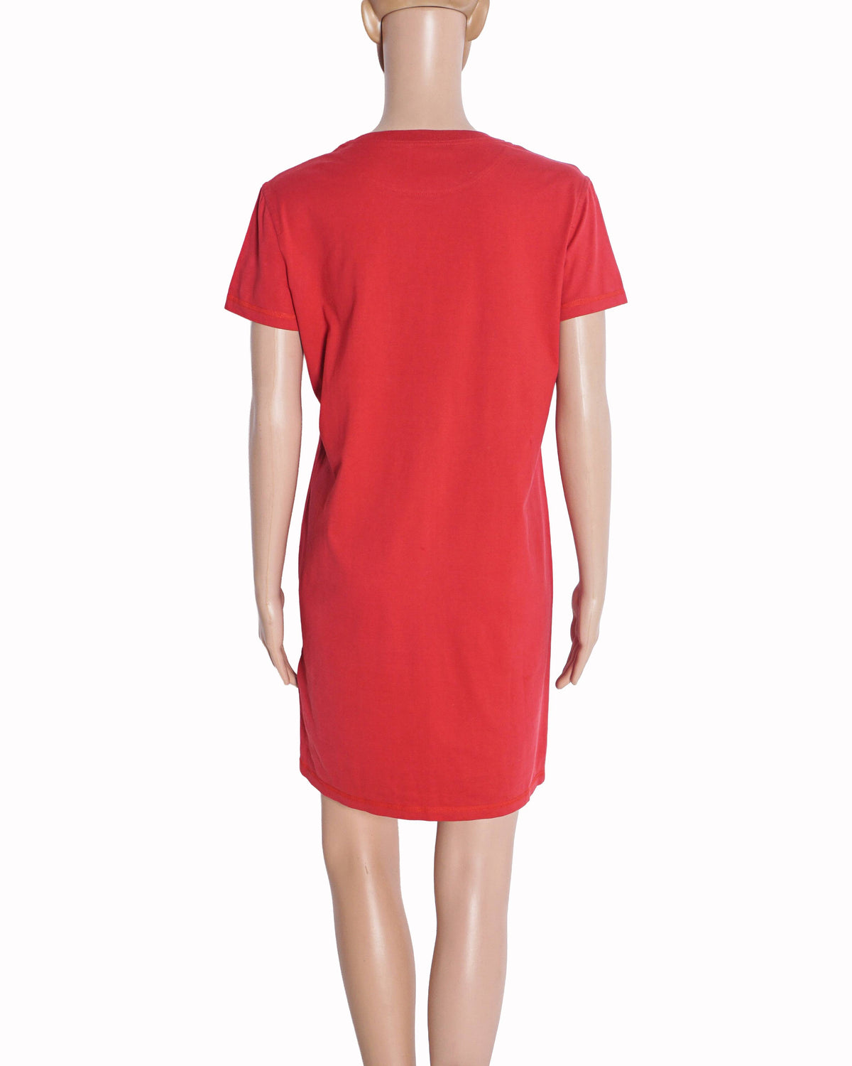 Hermès Red Cotton Pocket T-Shirt Dress