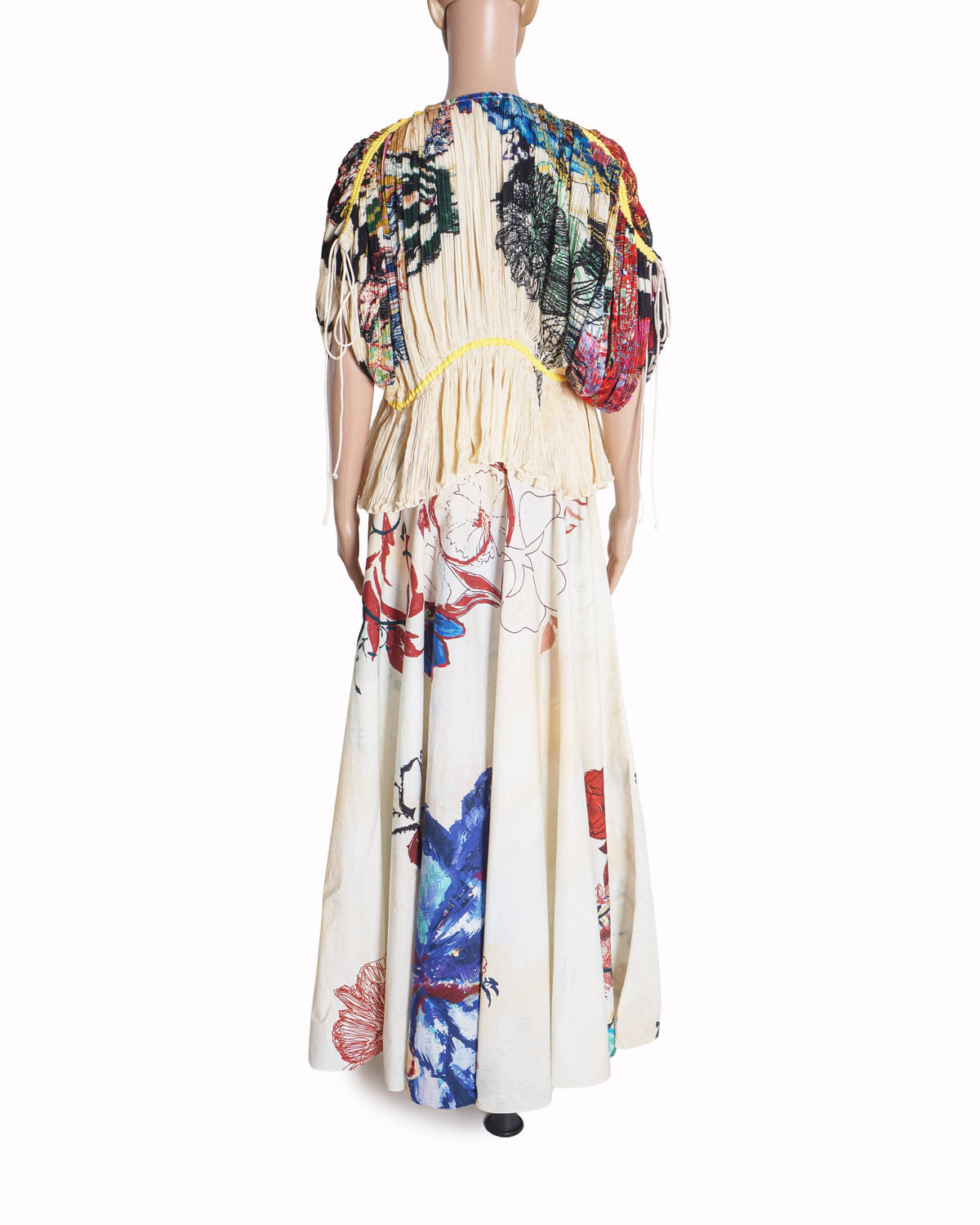 Dolce & Gabbana Carretto Print Cotton Crop Top, Shorts & Hairband Set