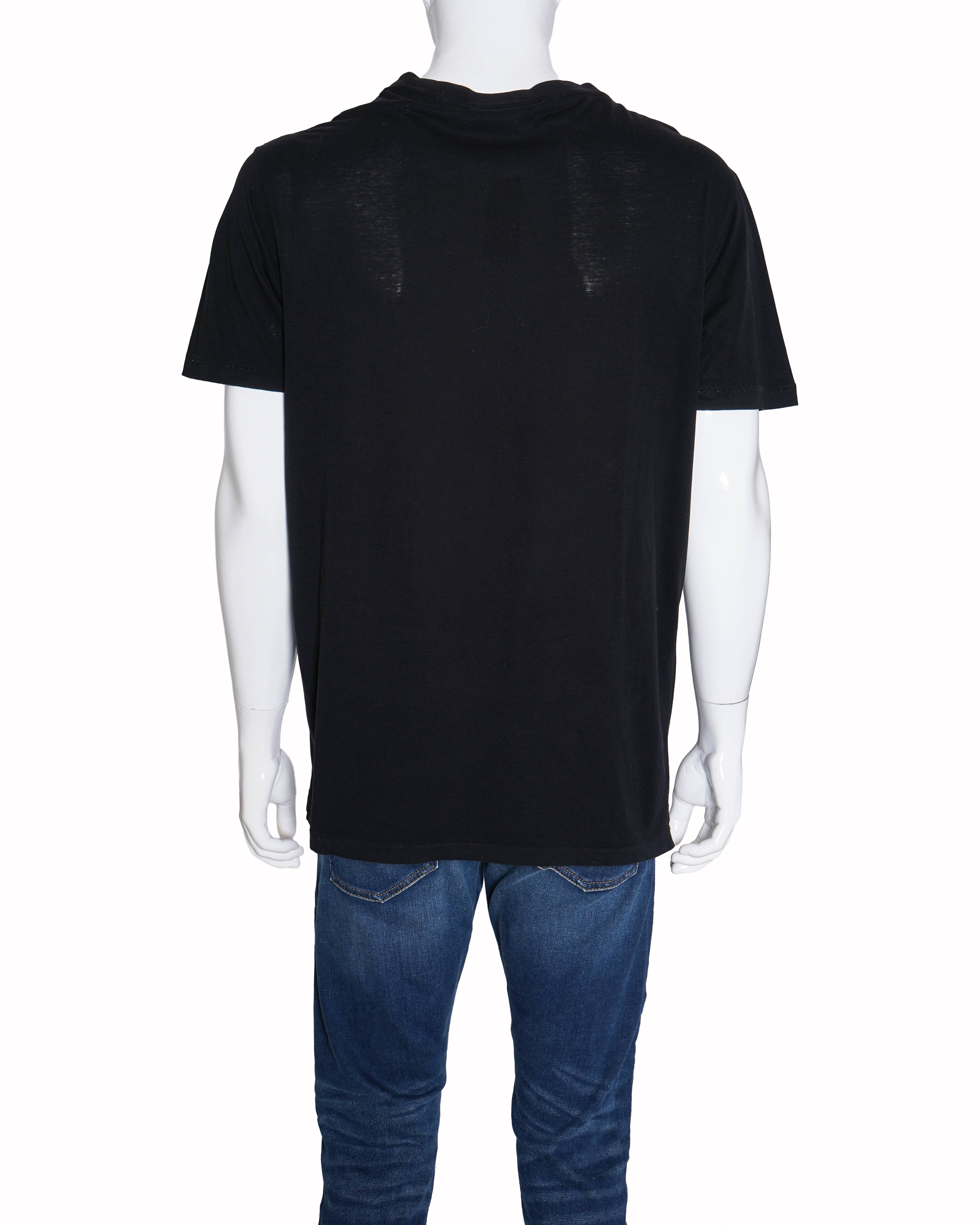 Burberry Men’s Logo Embroidery Cotton T-Shirt