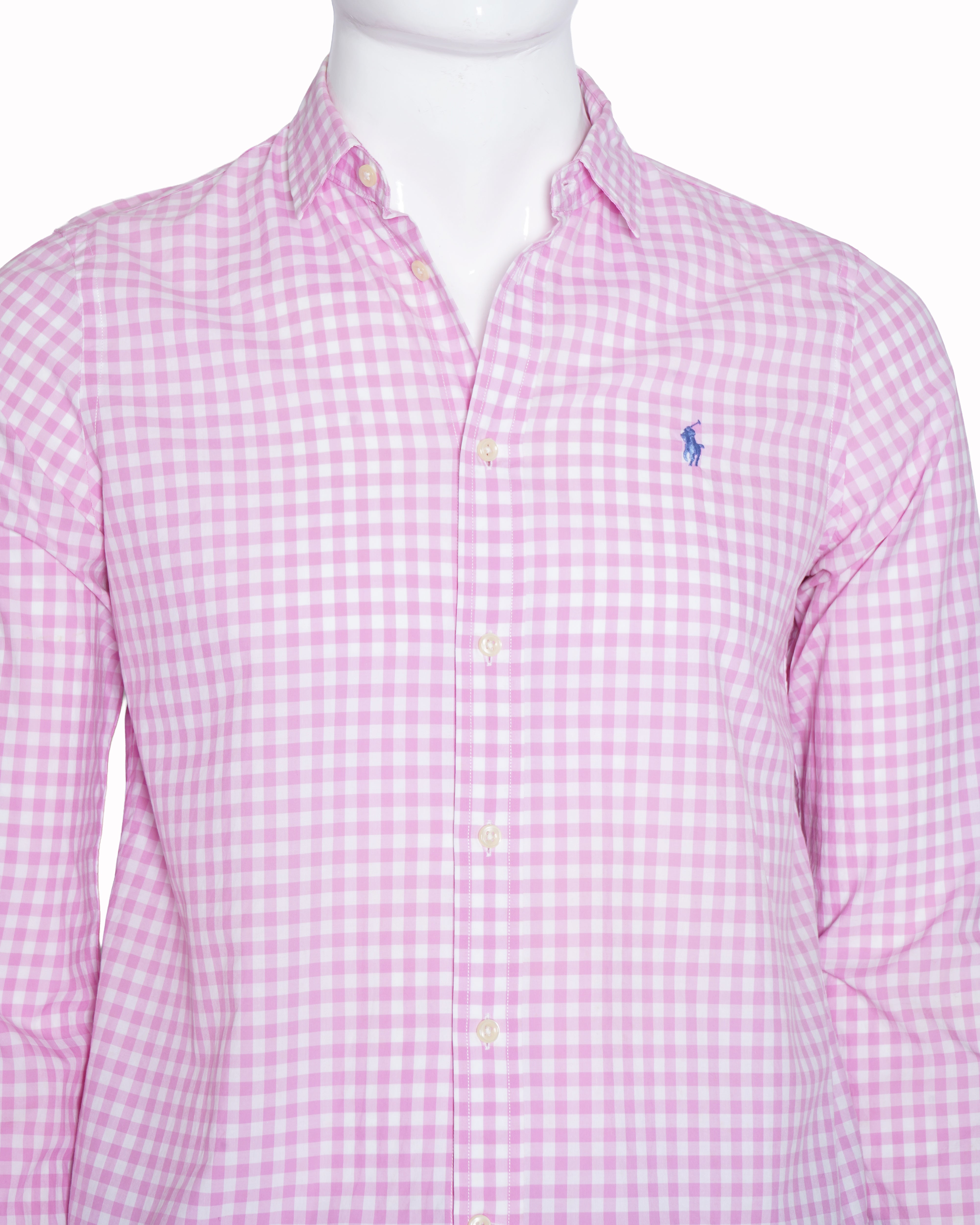 Ralph Lauren checkered pink shirt
