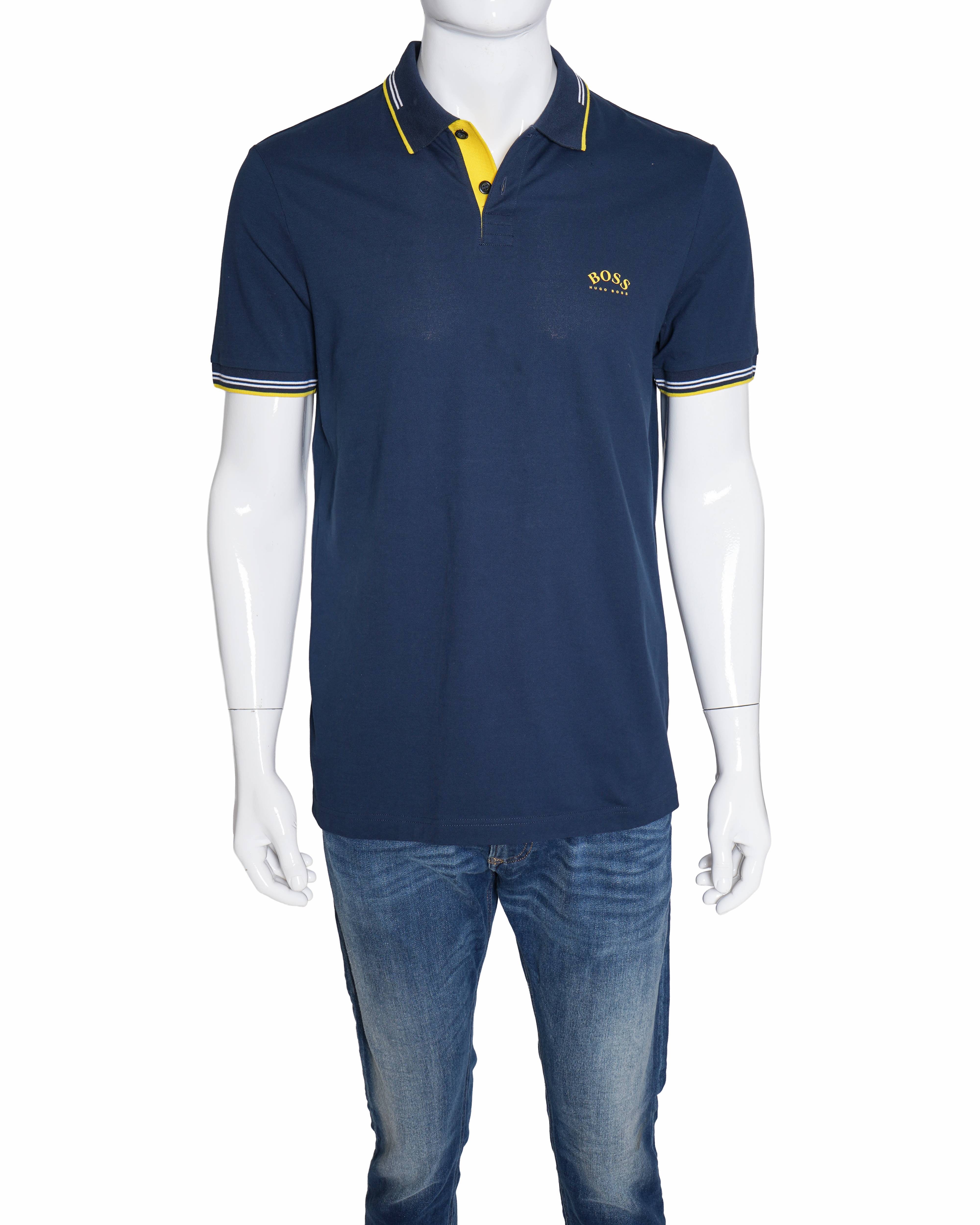 Hugo Boss Navy Blue Polo T-shirt