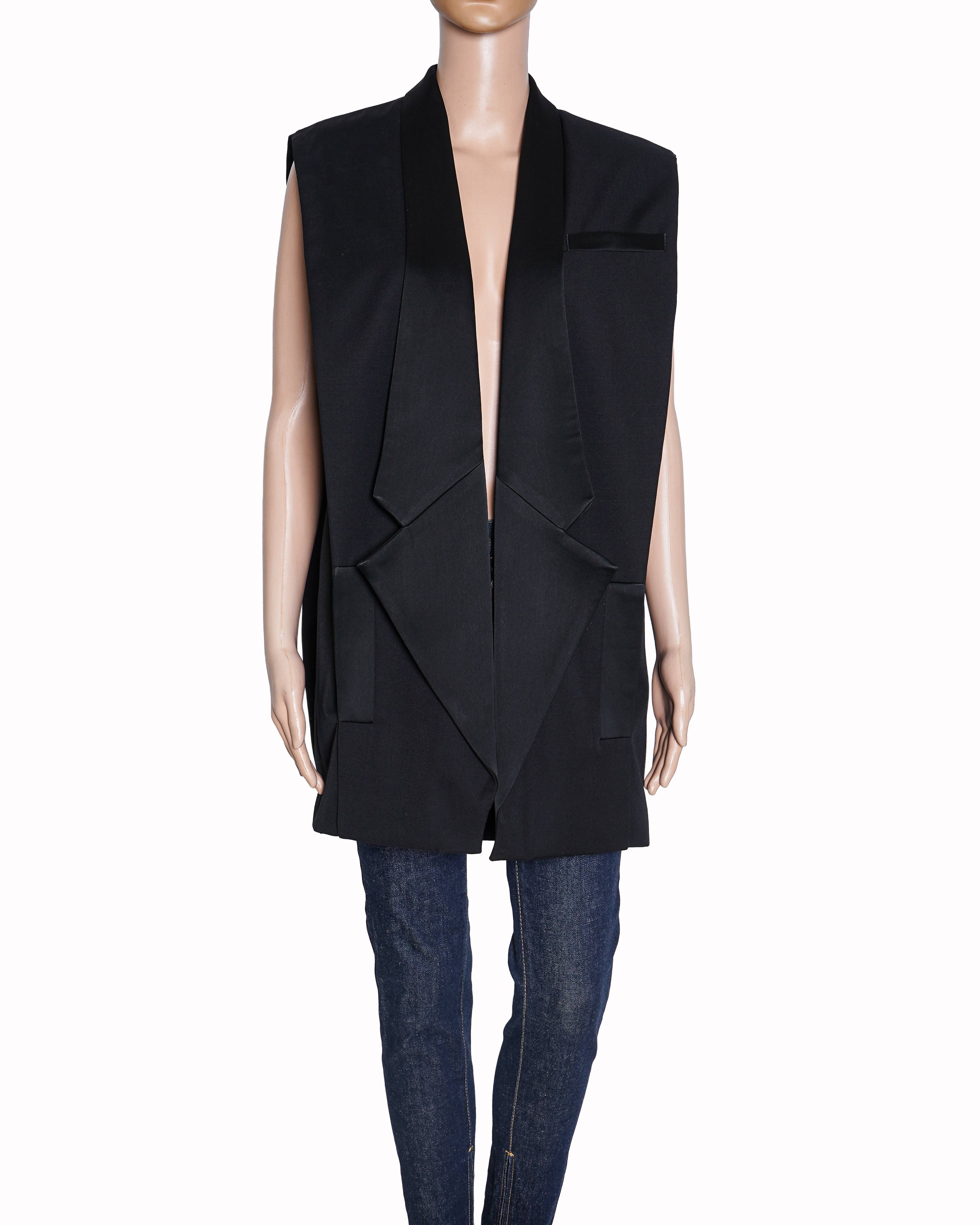 Balmain x H&M Sleeveless Peak Lapel Blazer