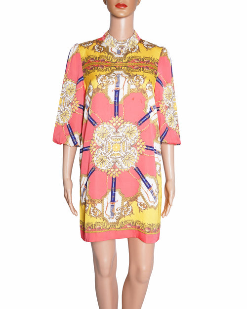 Dolce & Gabbana Multicolour Silk Mini Dress