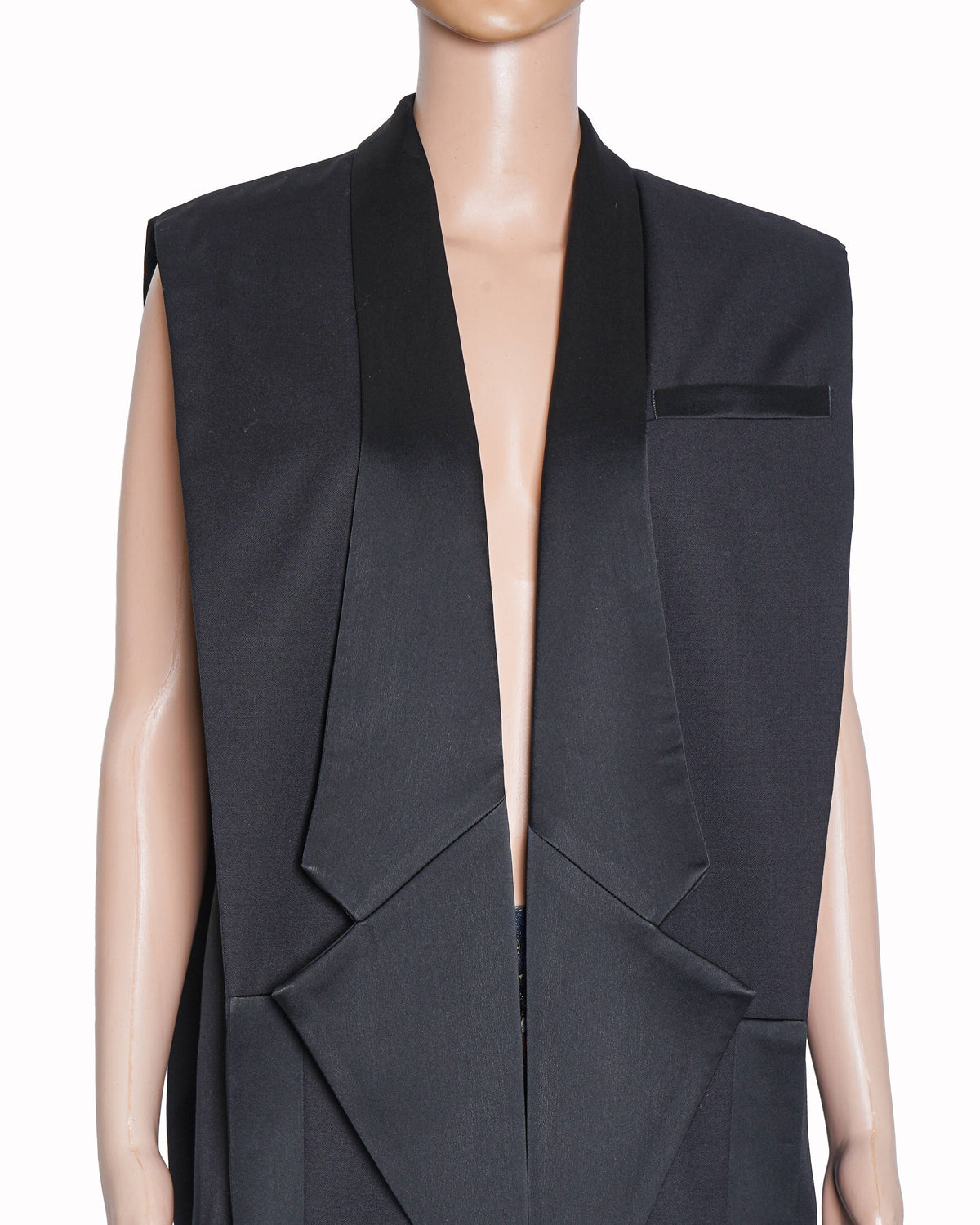 Balmain x H&M Sleeveless Peak Lapel Blazer