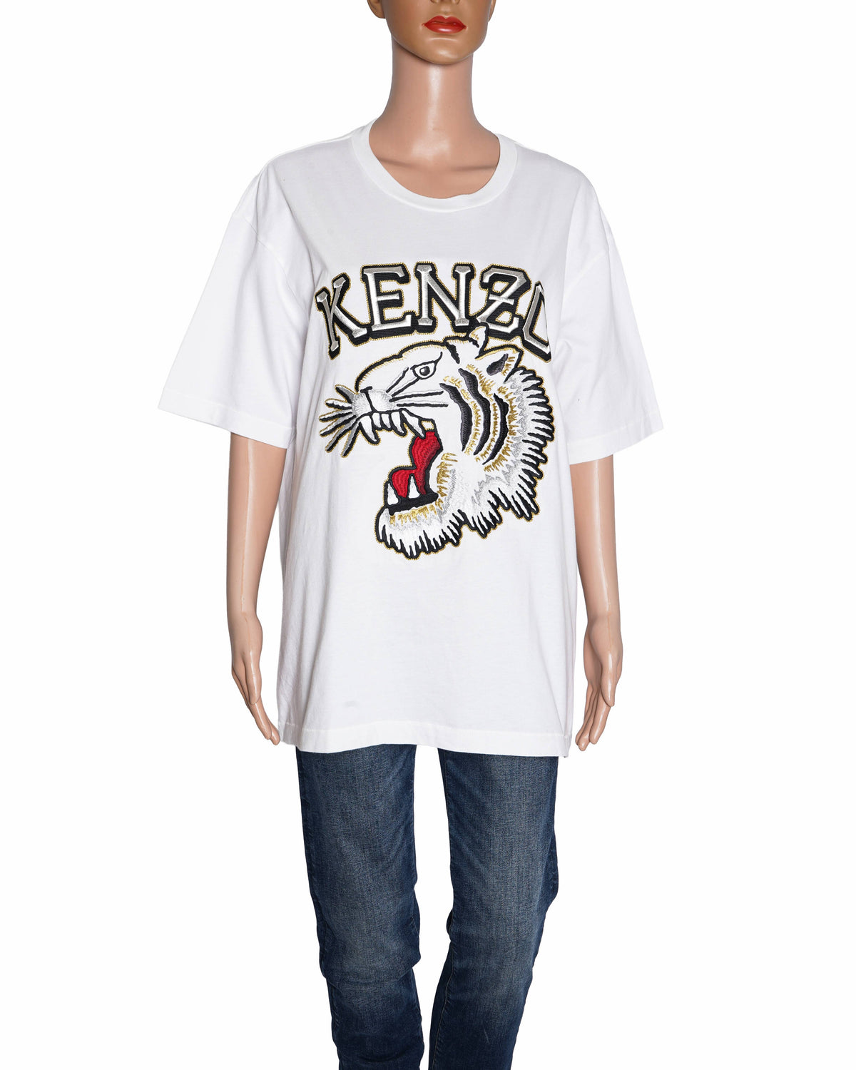 Kenzo Tiger Graphic T-shirt In White