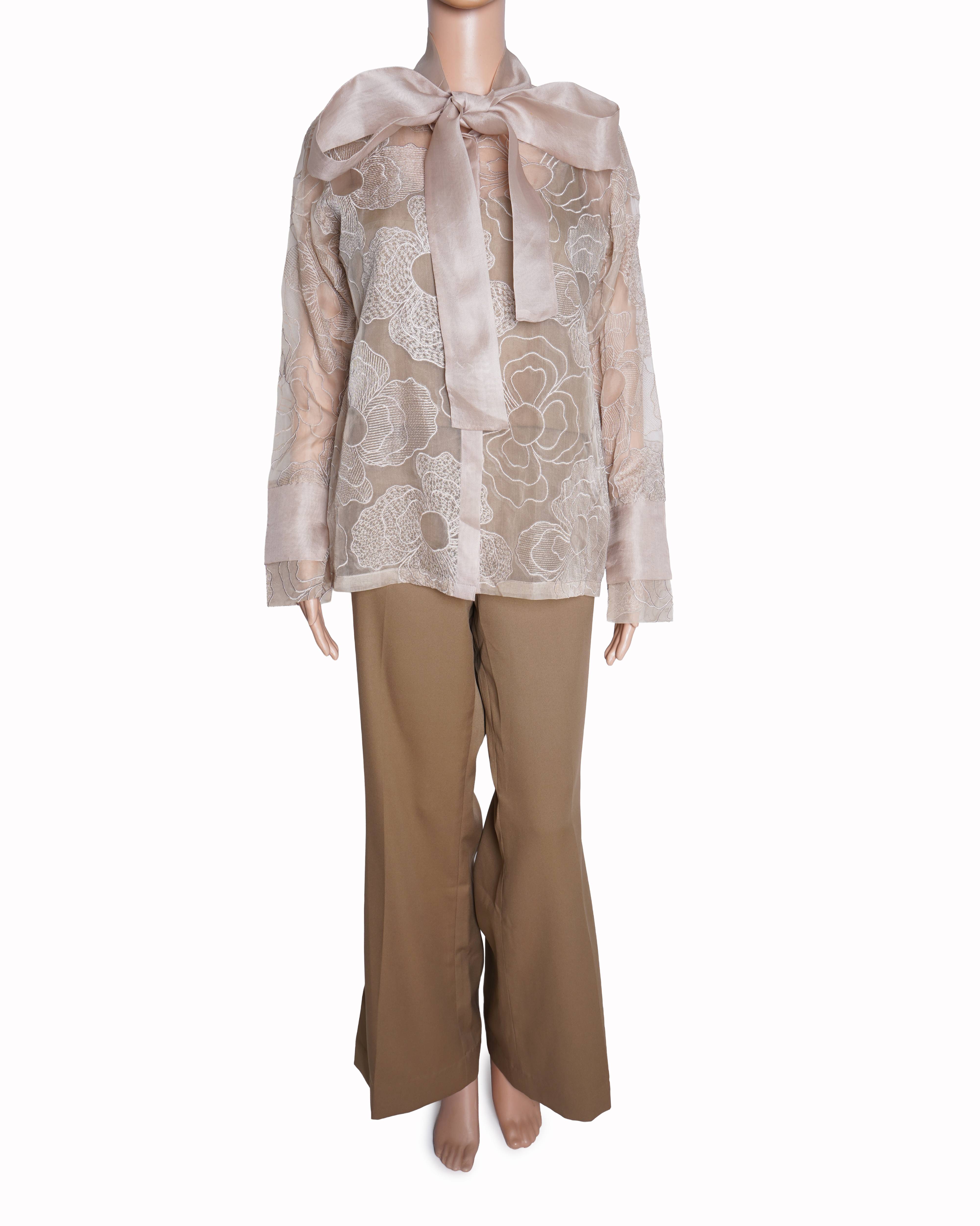 ritika arya jain co-ord set in beige set of 3