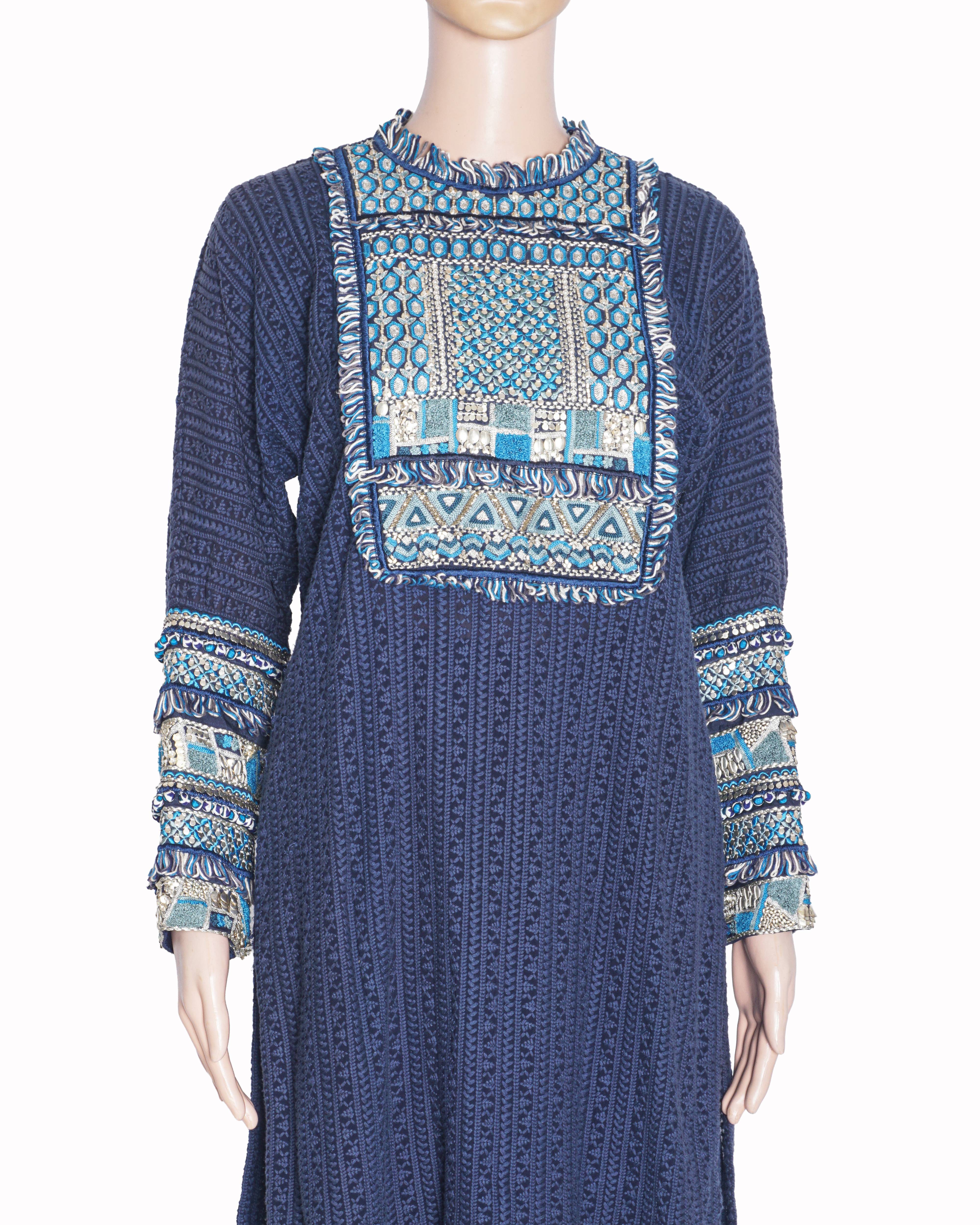 SVA by Sonam & Paras Modi Embroidered Kurta & Flared Pants Set
